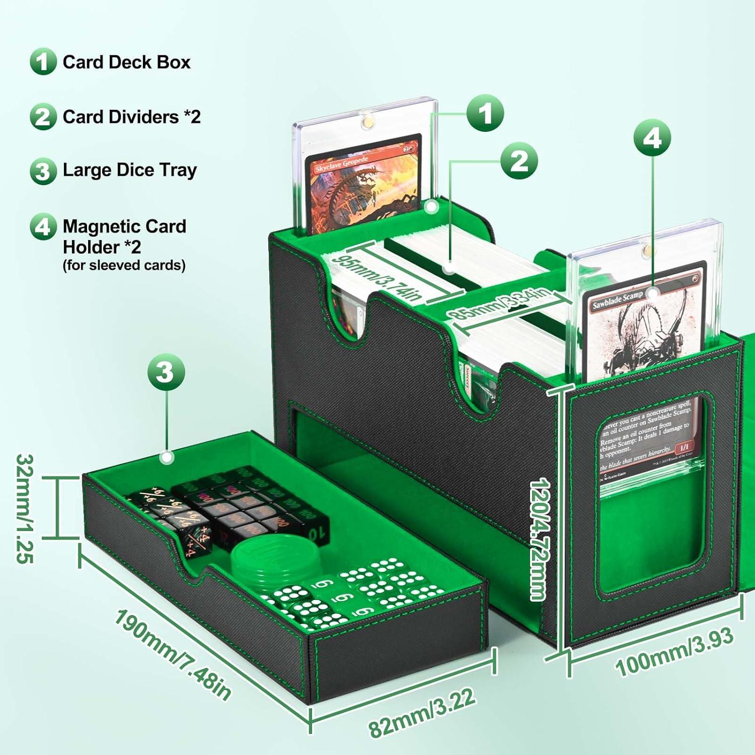 Caja de Barajas UAONO Doble con Expositores y Bandeja para Dados