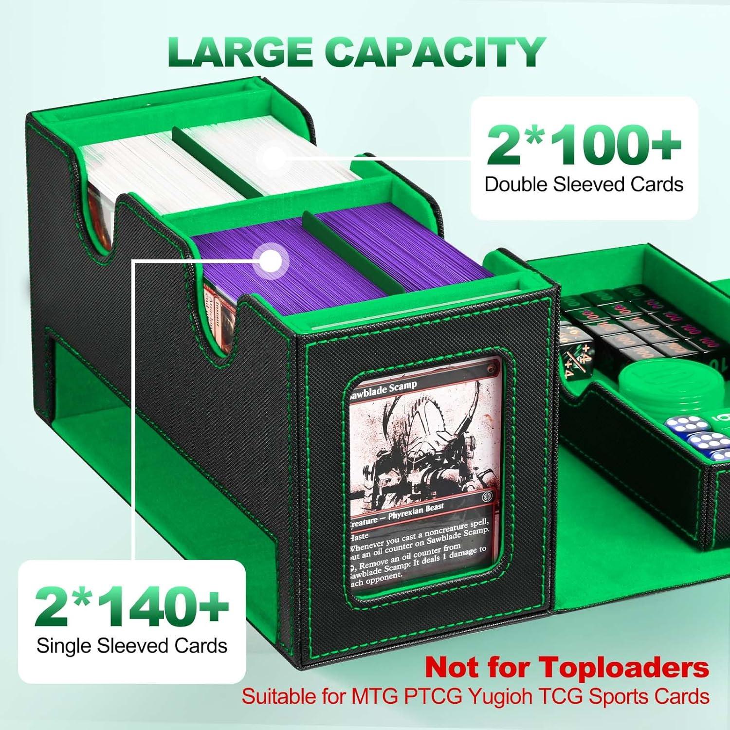 Caja de Barajas UAONO Doble con Expositores y Bandeja para Dados