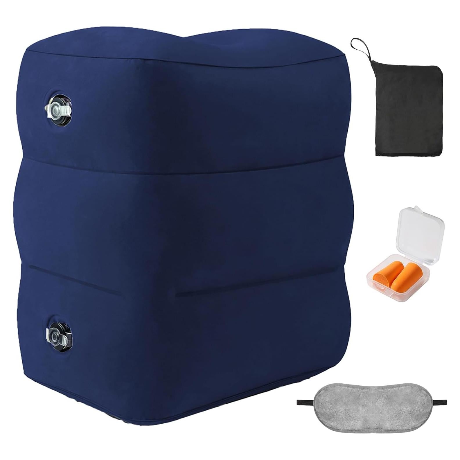 Cojín Inflable Reposapiés Eooqi Ajustable Azul 1 PCS