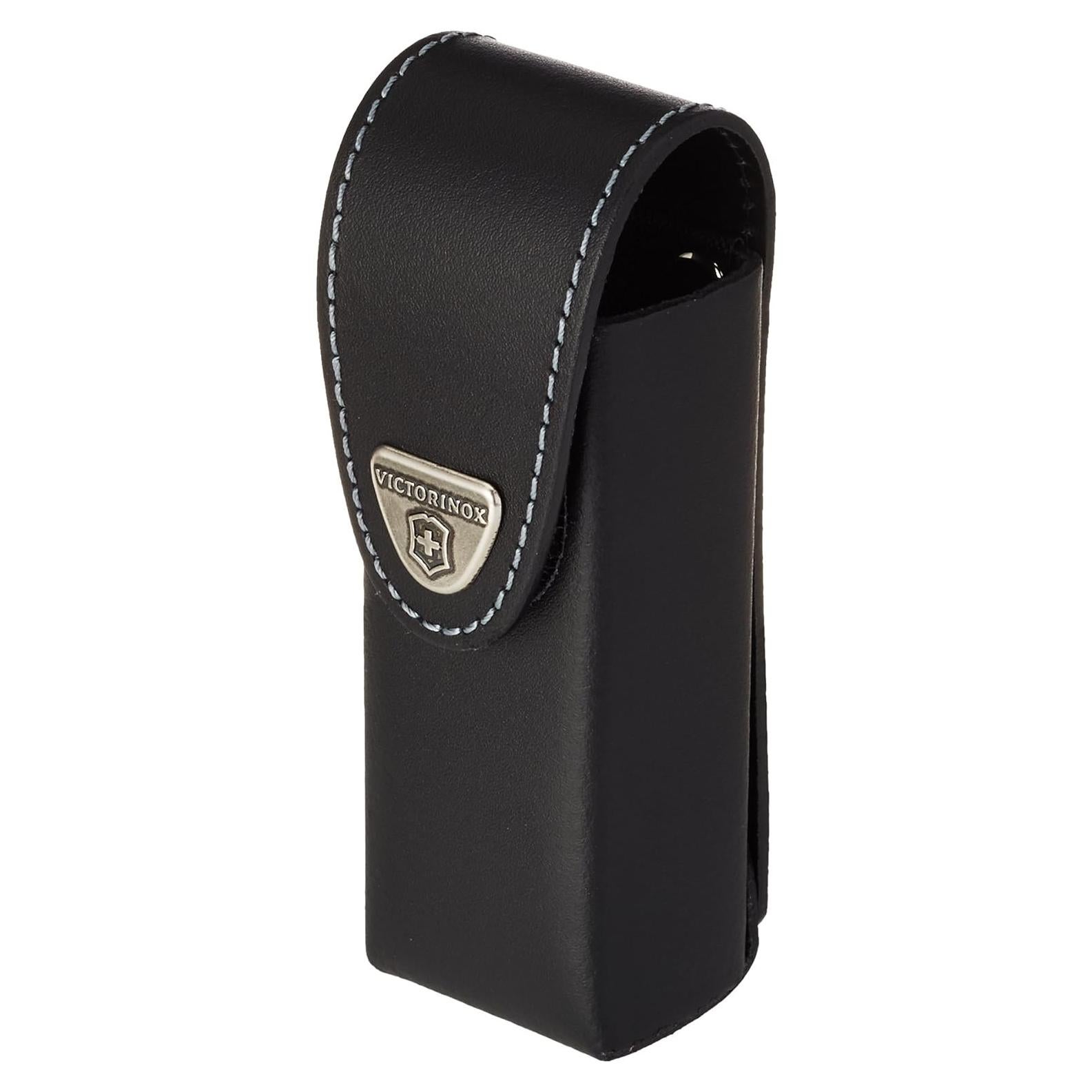 Funda de Cinturón de Cuero Victorinox 16cm Negra