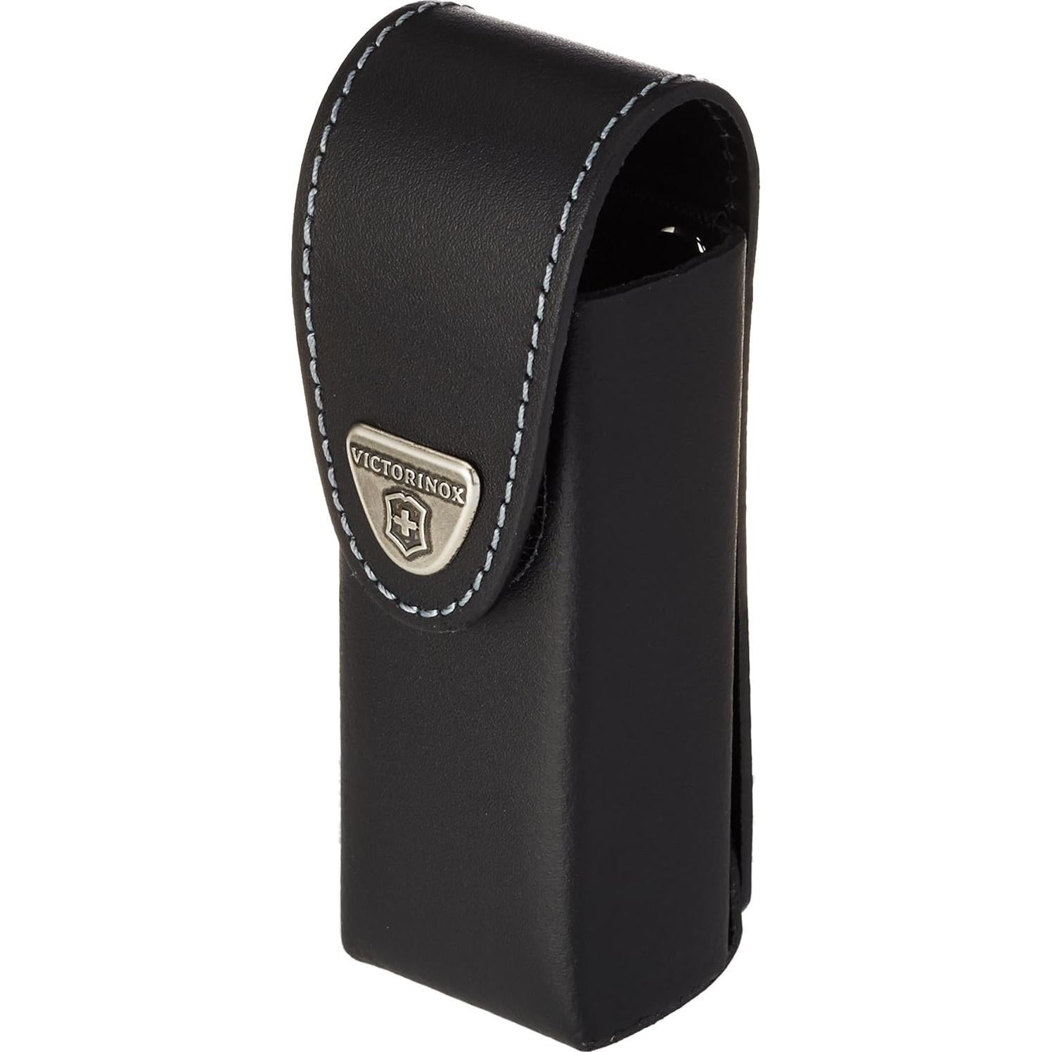 Funda de Cinturón de Cuero Victorinox 16cm Negra