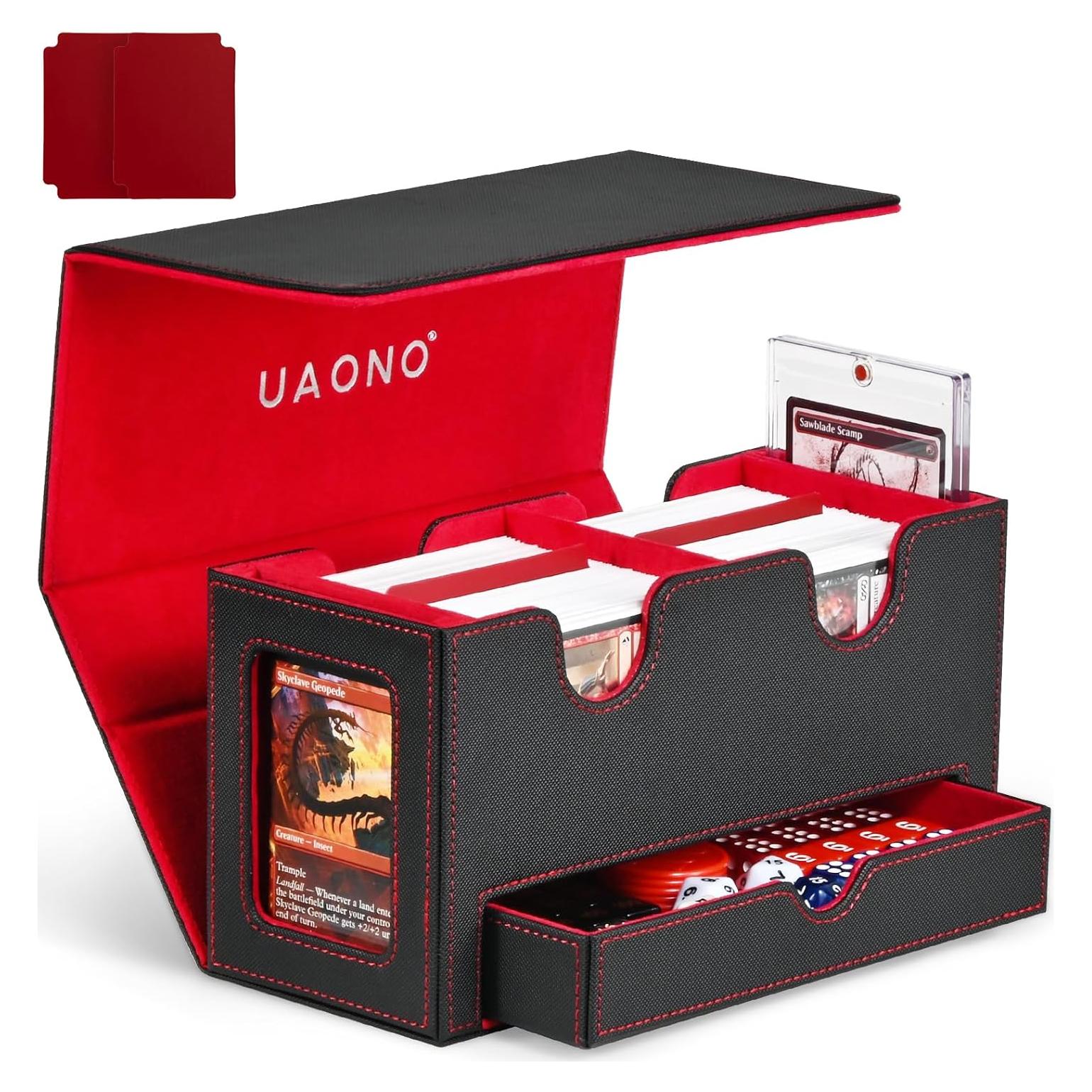 Caja de Barajas UAONO Doble con Expositores y Bandeja para Dados