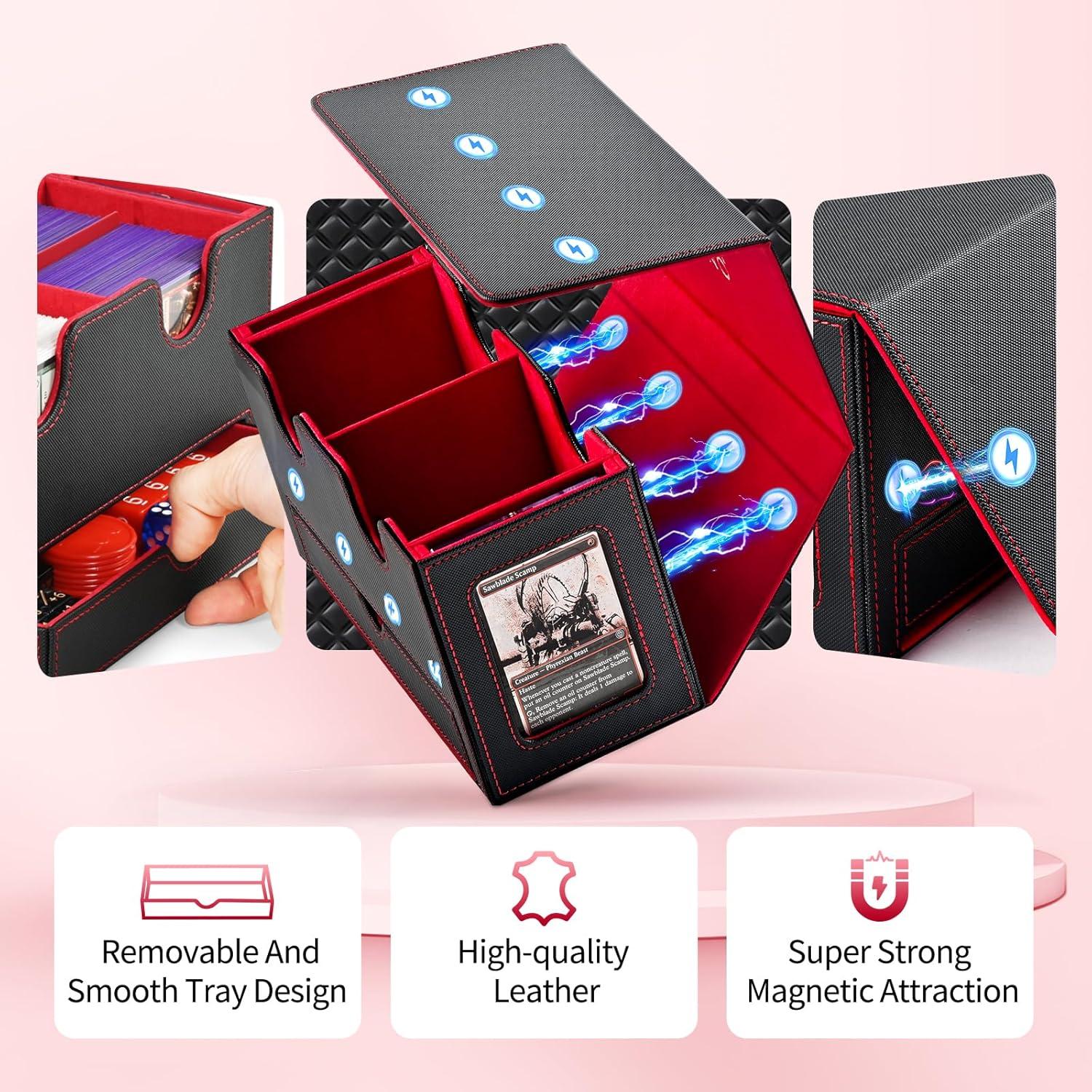 Caja de Barajas UAONO Doble con Expositores y Bandeja para Dados