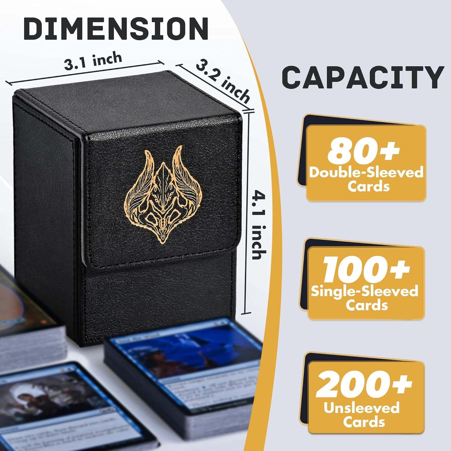 Caja de Barajas ZLCA con 2 Divisores para 100 Cartas