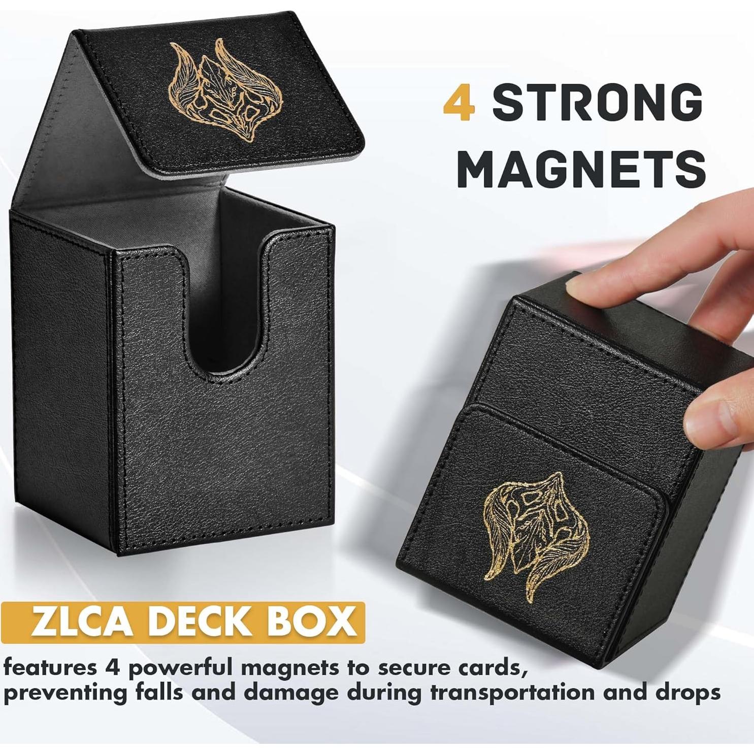 Caja de Barajas ZLCA con 2 Divisores para 100 Cartas