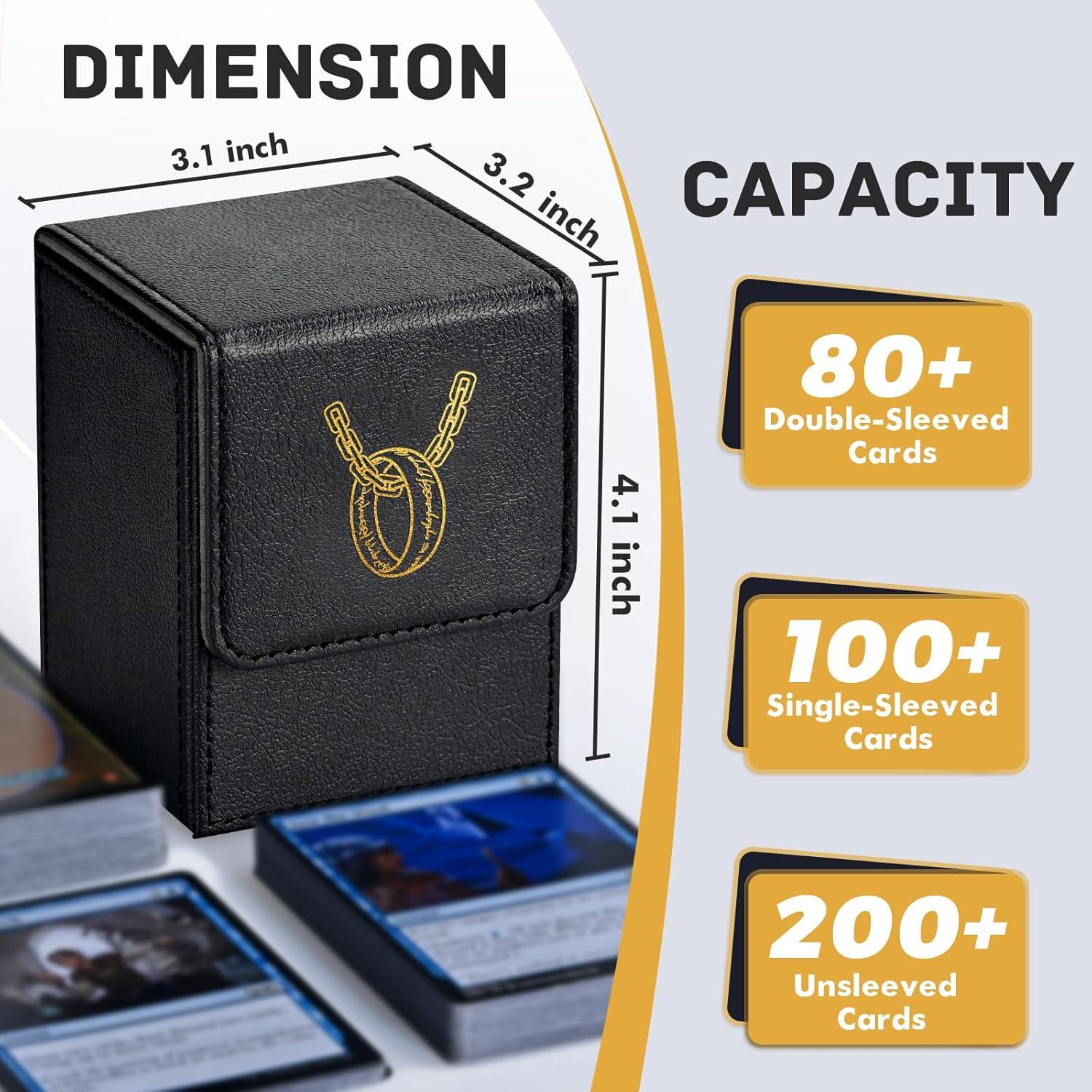 Caja de Barajas ZLCA para 100 Cartas con 2 Divisores