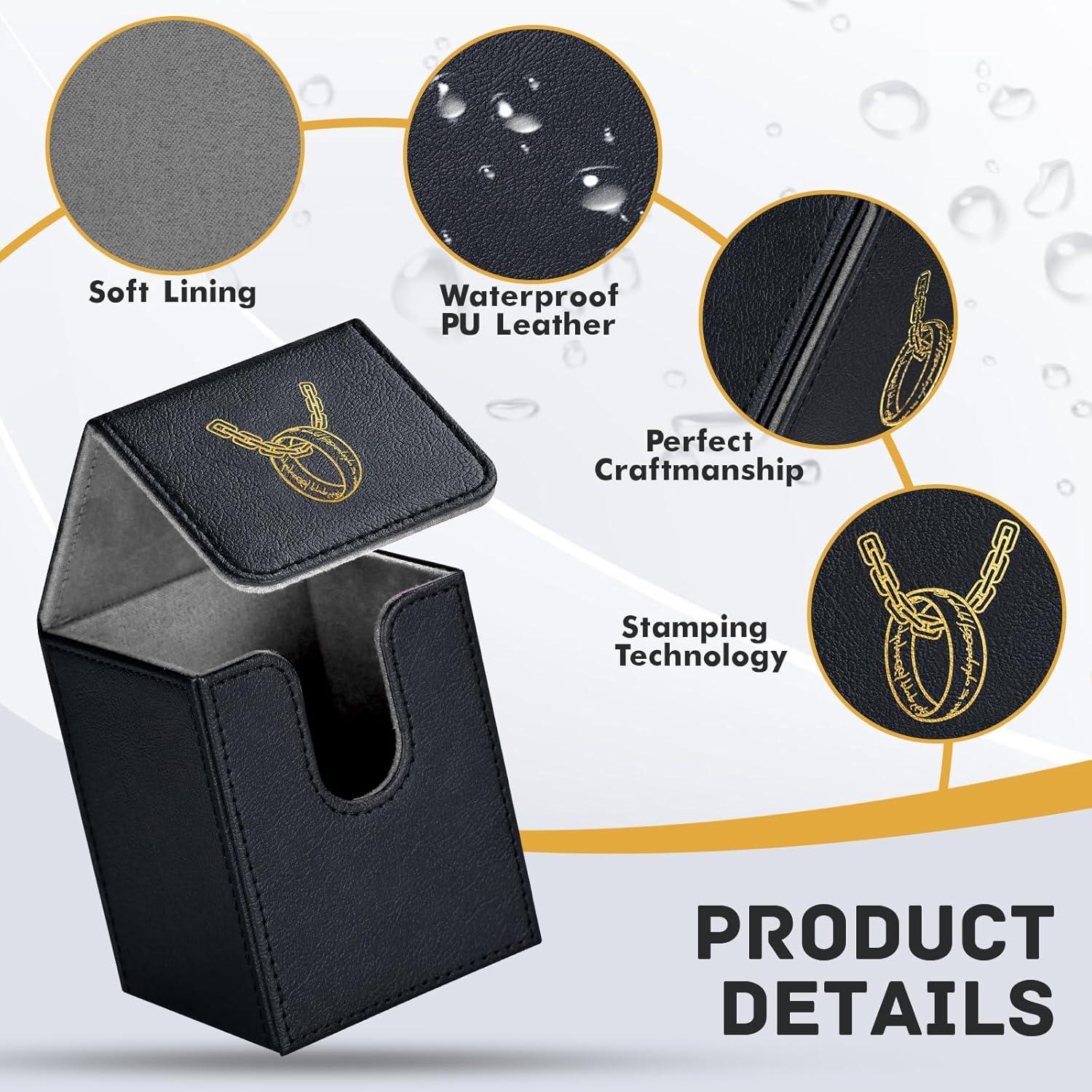 Caja de Barajas ZLCA para 100 Cartas con 2 Divisores