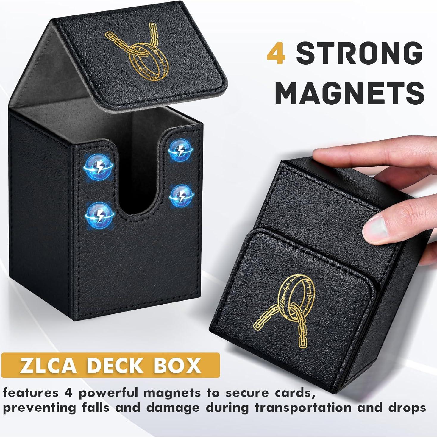 Caja de Barajas ZLCA para 100 Cartas con 2 Divisores