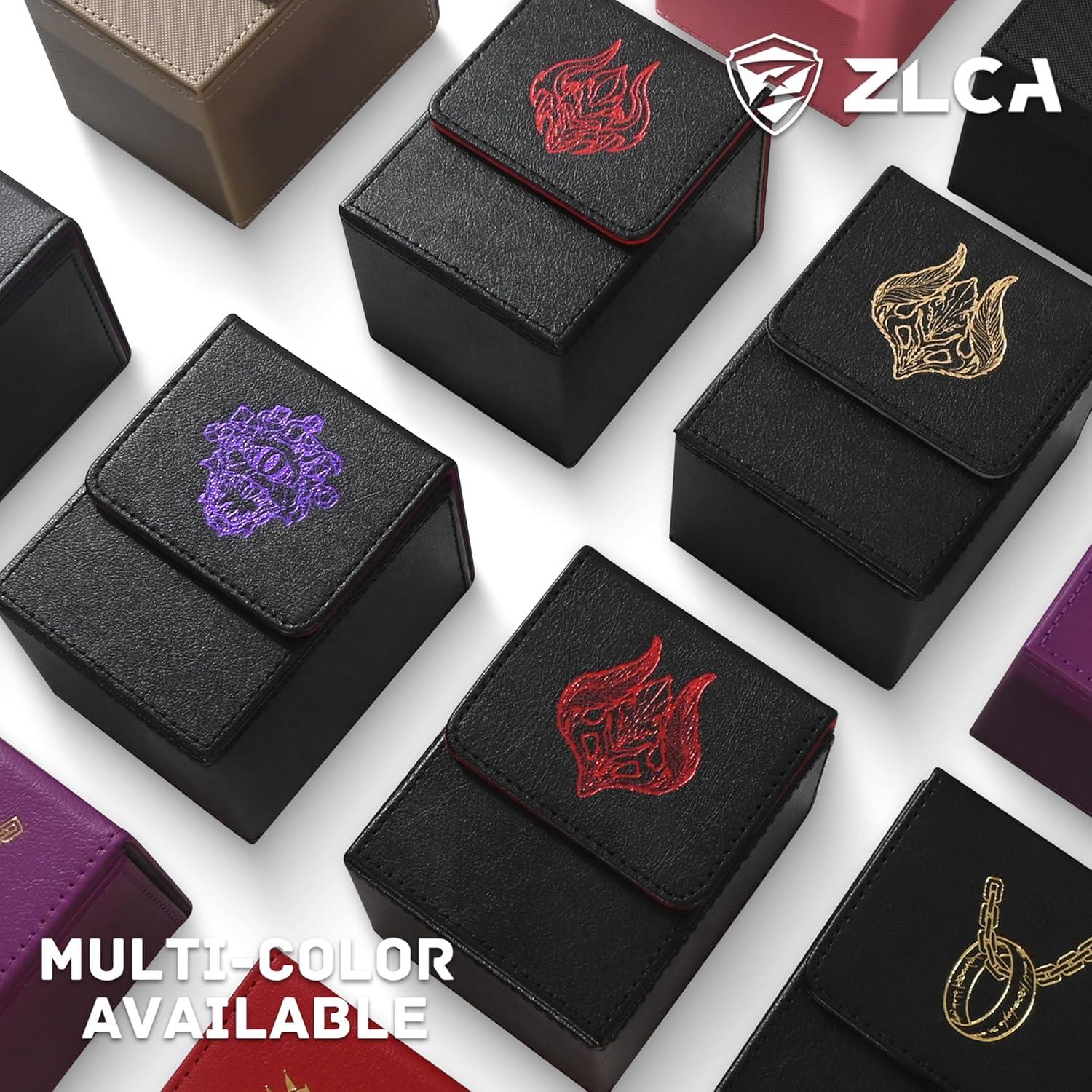 Estuche de Cartas ZLCA Negro y Rojo con Divisores