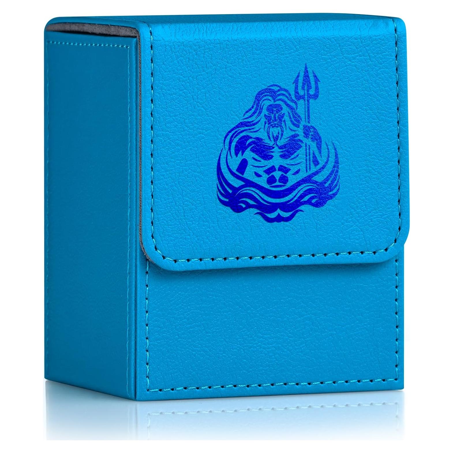 Caja de Barajas ZLCA para 100 Cartas con Divisores Azul