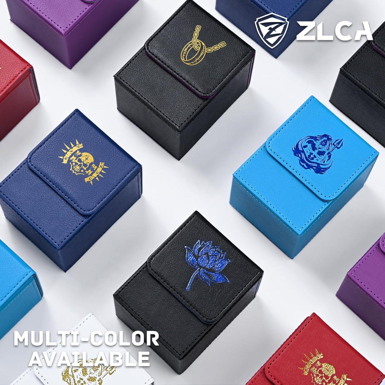 Caja de Barajas ZLCA para 100 Cartas con Divisores Azul