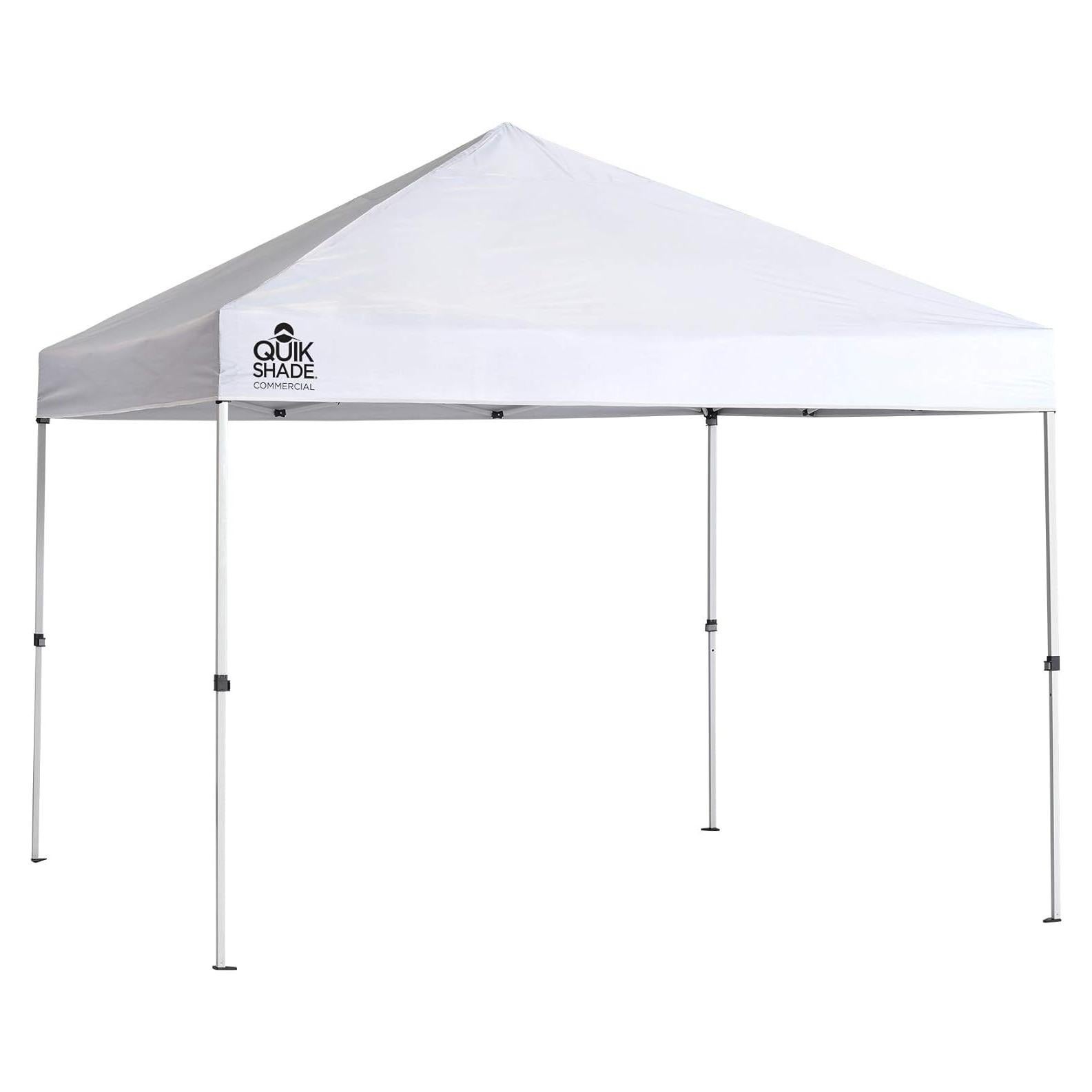 Carpa Quik Shade 10x10 pies Blanca con Panel de Pared