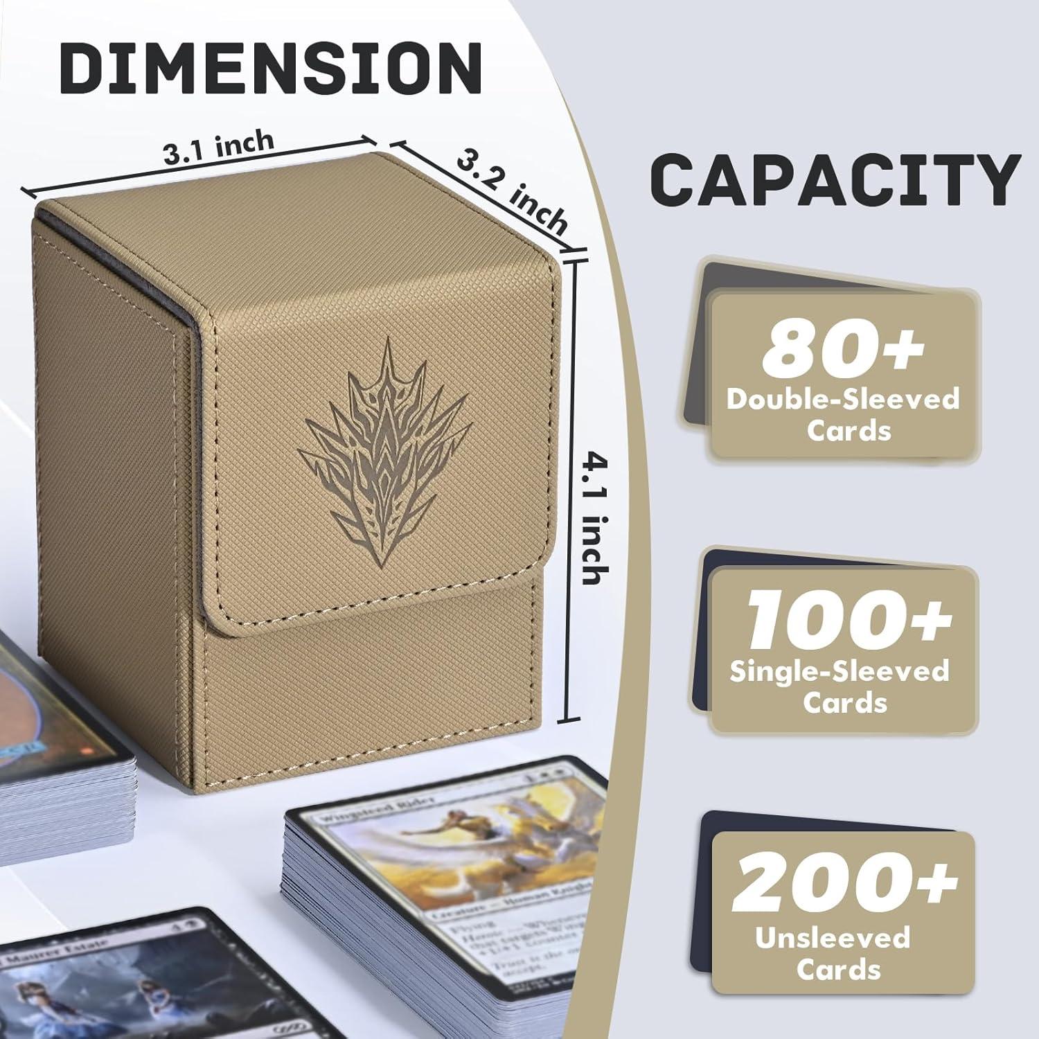 Caja de Barajas ZLCA para Cartas Coleccionables 100 Cartas