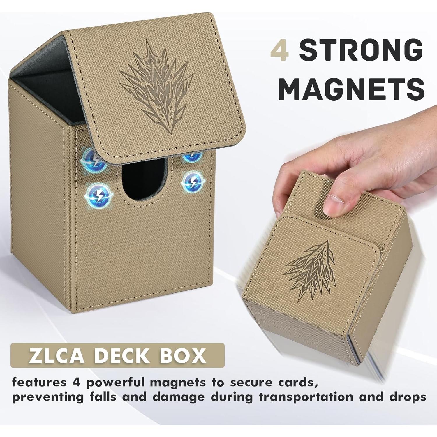 Caja de Barajas ZLCA para Cartas Coleccionables 100 Cartas