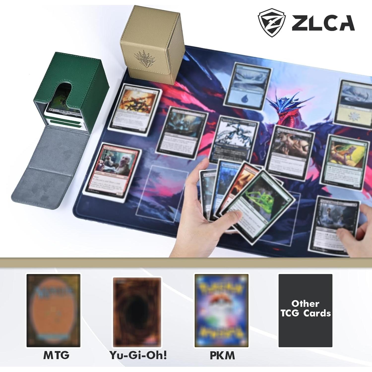 Caja de Barajas ZLCA para Cartas Coleccionables 100 Cartas