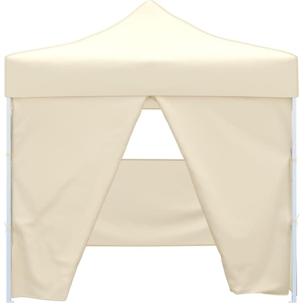 Carpa Gazebo ULUYYUC 3x3m Color Crema con 4 Paredes