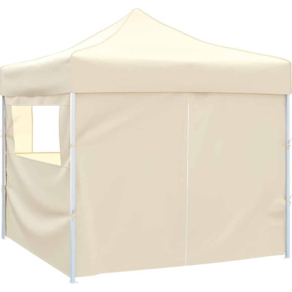 Carpa Gazebo ULUYYUC 3x3m Color Crema con 4 Paredes