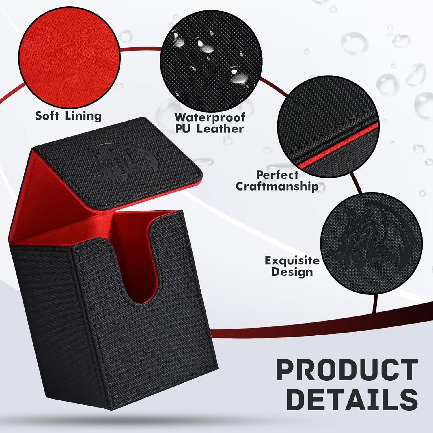 Caja de Barajas ZLCA para Cartas Coleccionables 100 Cartas