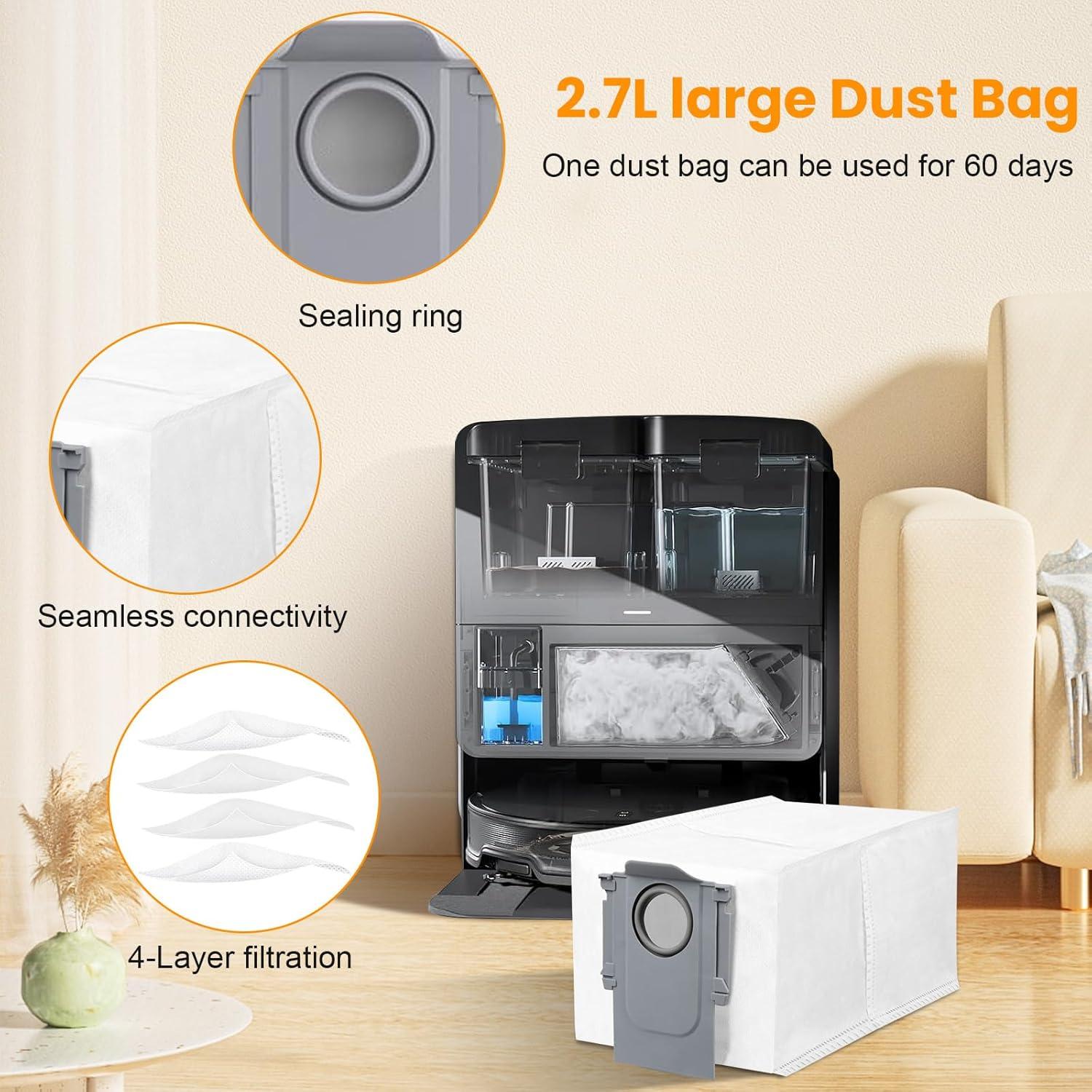 28 Accesorios de Reemplazo AnDongo para Aspiradora Roborock Saros 10R