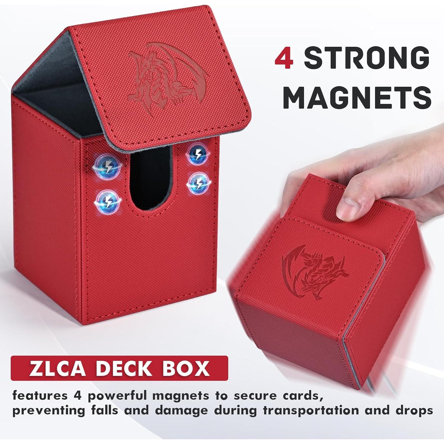 Caja de Barajas ZLCA para Cartas Coleccionables 100 Cartas