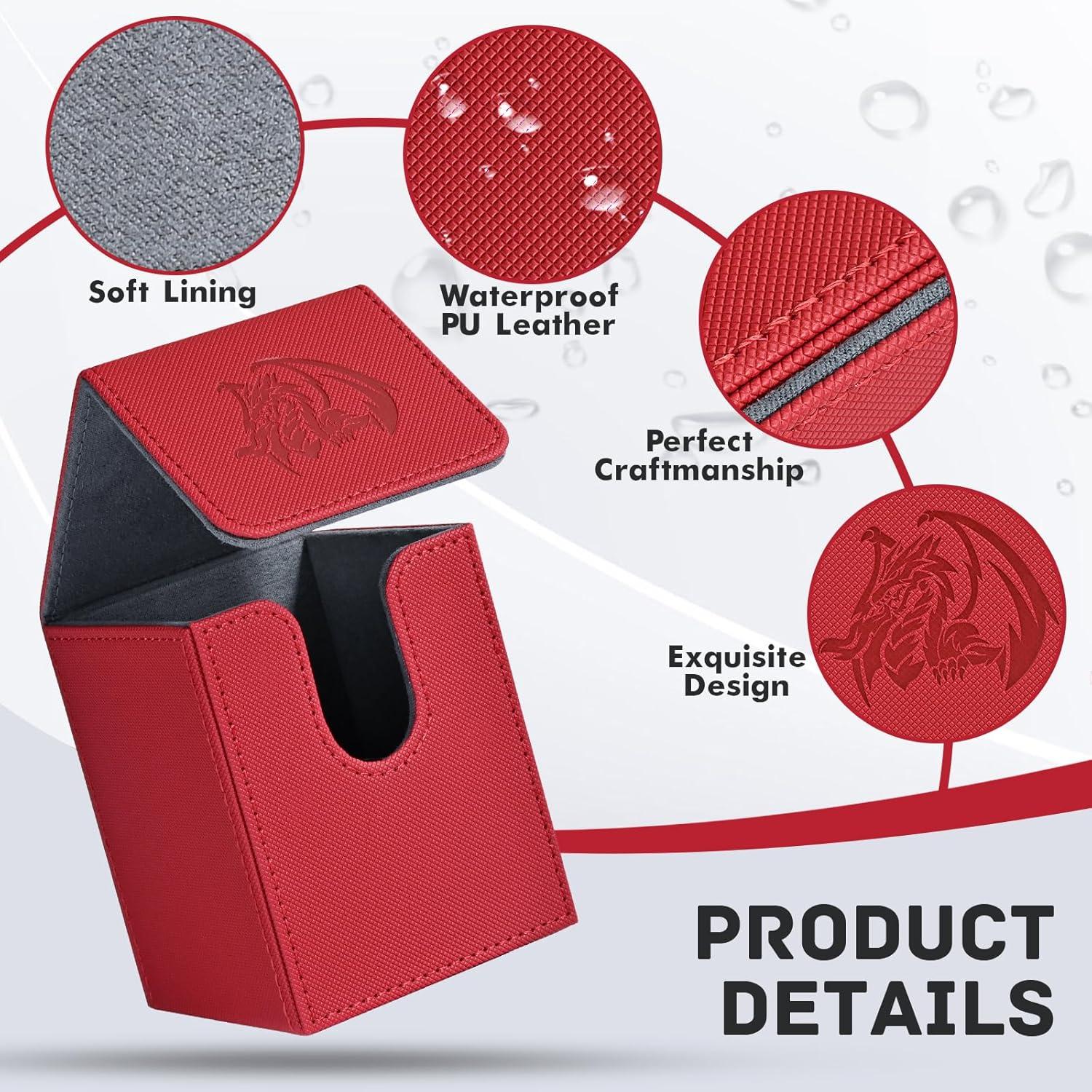 Caja de Barajas ZLCA para Cartas Coleccionables 100 Cartas