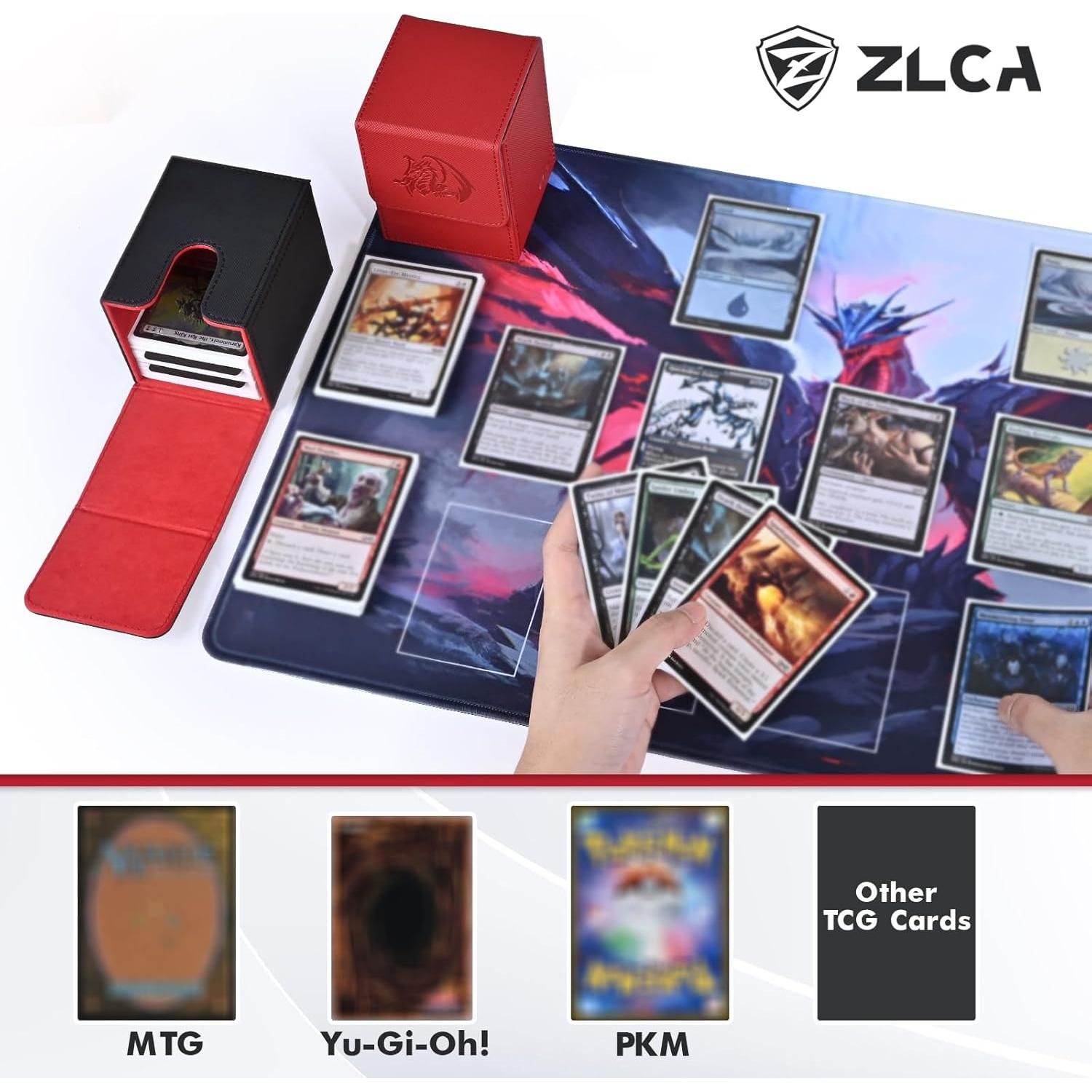 Caja de Barajas ZLCA para Cartas Coleccionables 100 Cartas