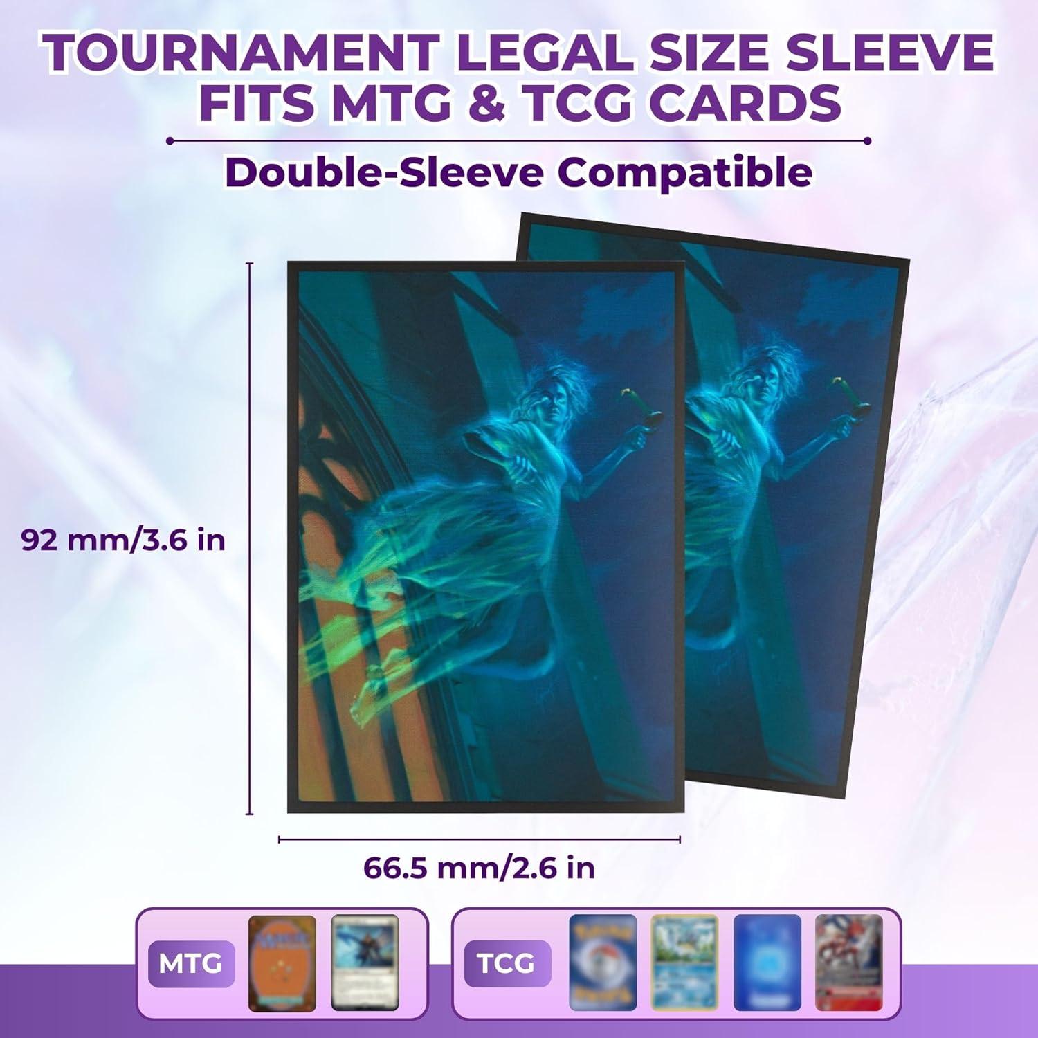 Mangas para cartas MTG Arcane Fortress 100 unidades mate