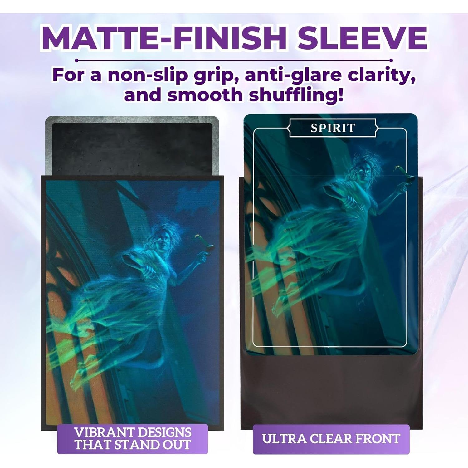 Mangas para cartas MTG Arcane Fortress 100 unidades mate