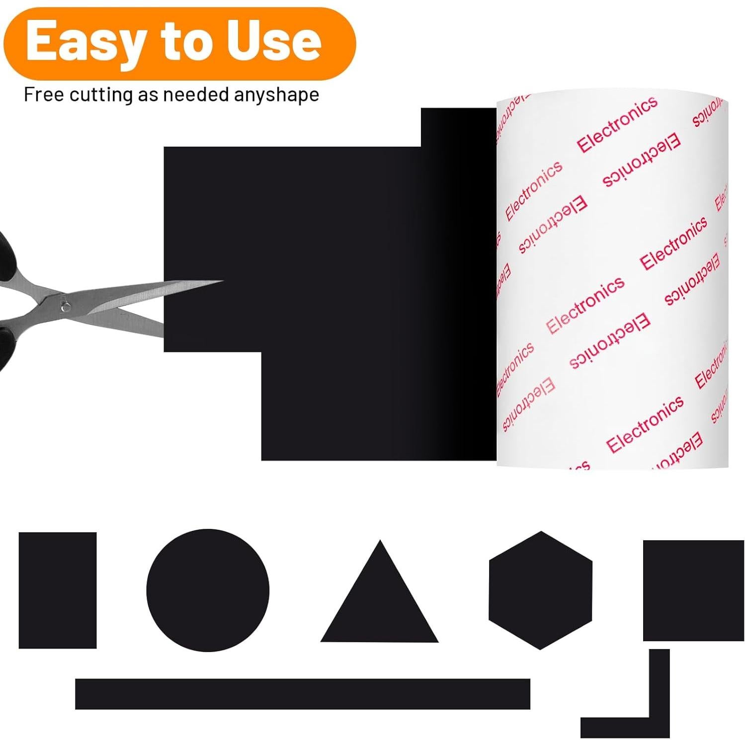 Almohadillas antideslizantes FURNIMATE 4x40 cm negras autoadhesivas