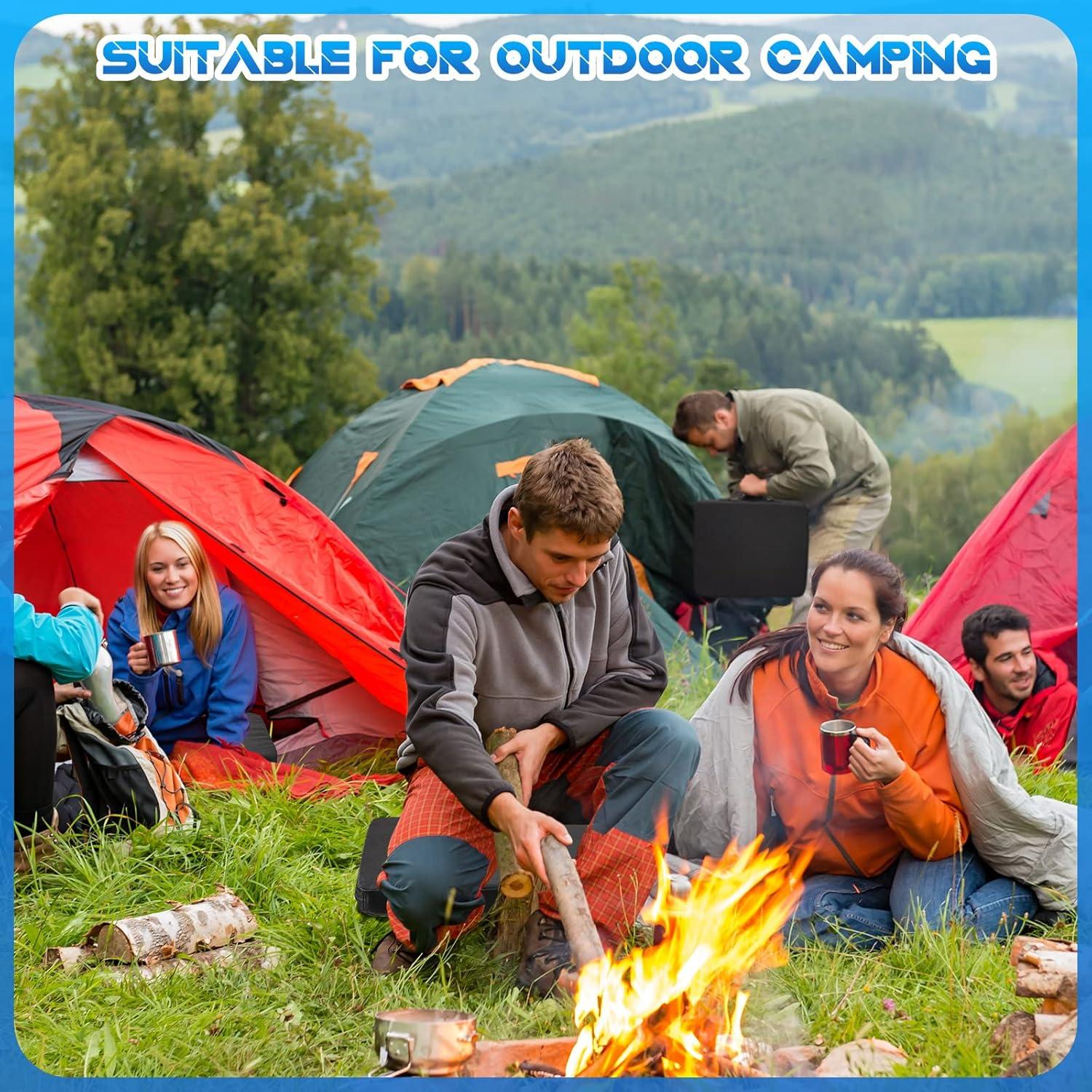 Cojín de Asiento de Estadio Portátil Juexica 4 Unidades Negro