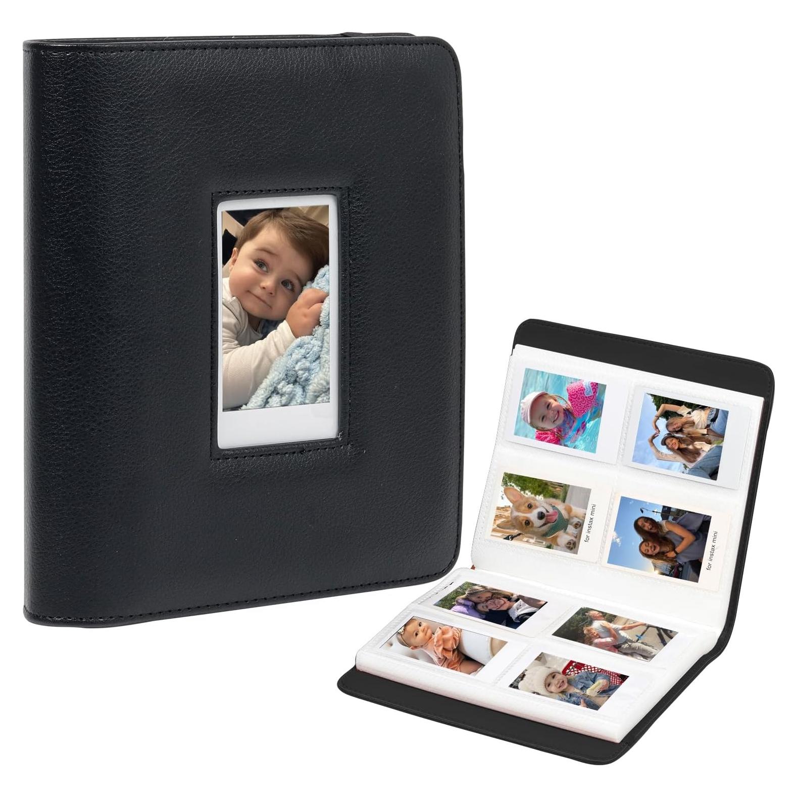 Álbum de Fotos CAIYOULE 288 Bolsillos 2x3" Negro