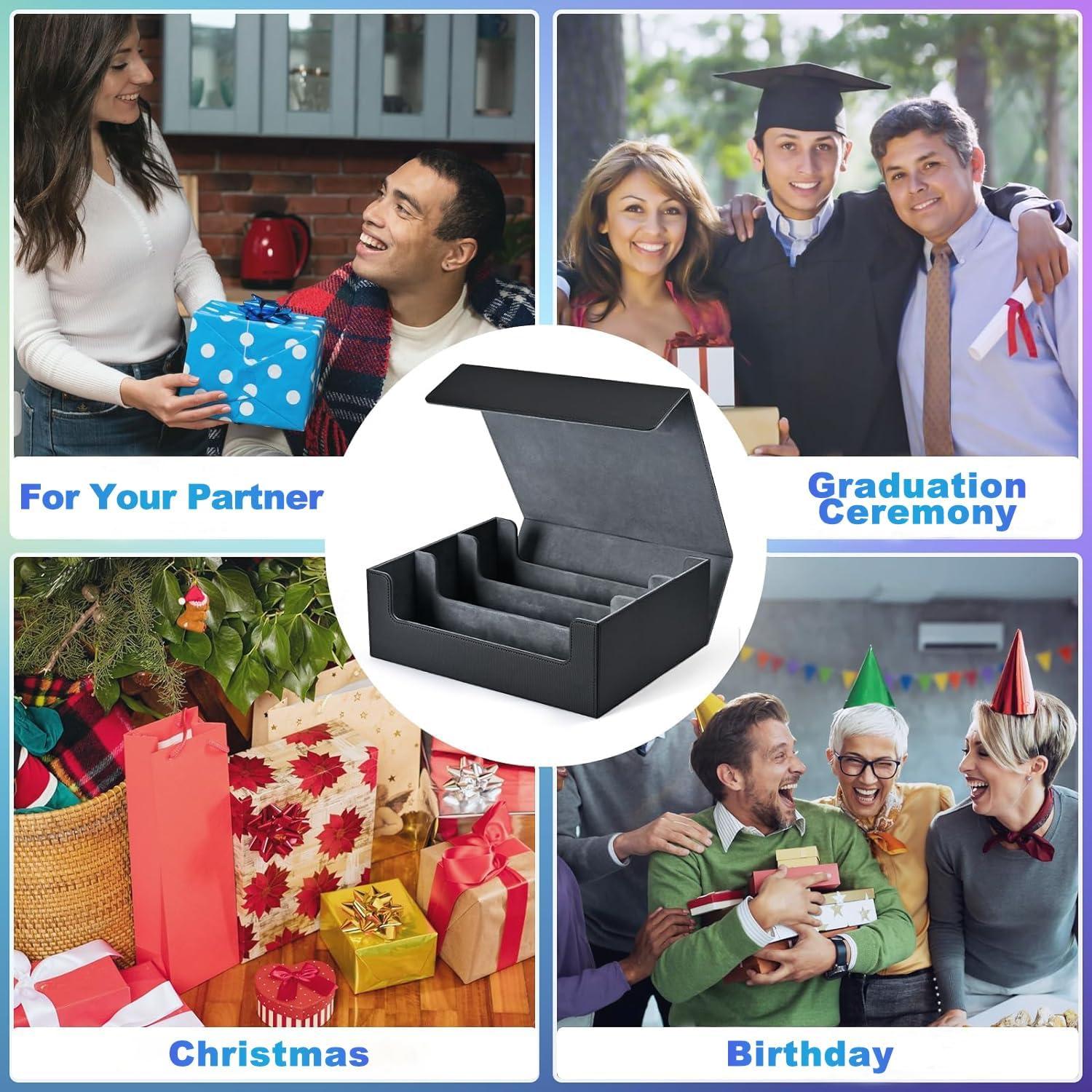 Caja de Almacenamiento de Cartas UAONO 1800+ Negro