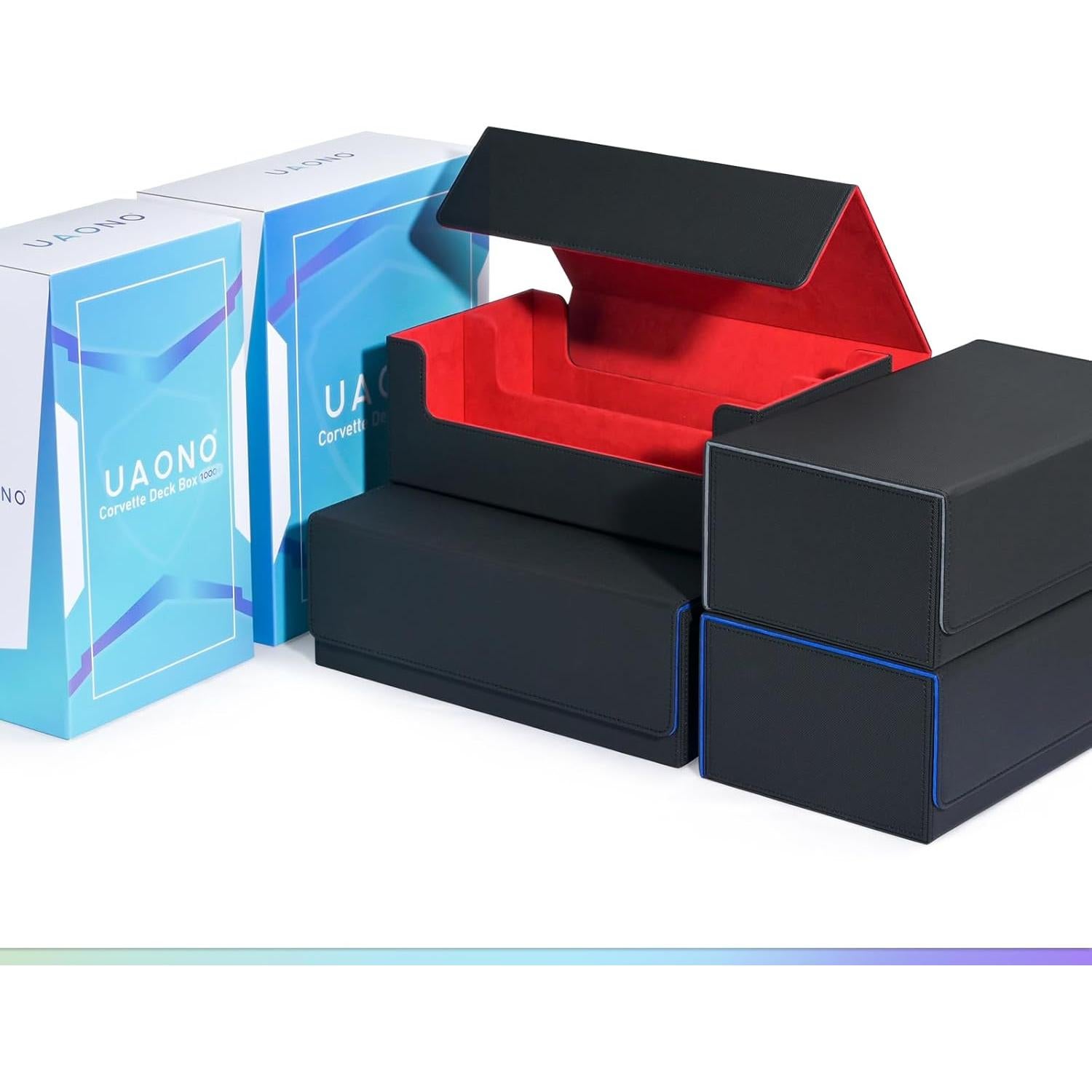 Caja de Almacenamiento de Cartas UAONO Azul 1800+ Cartas