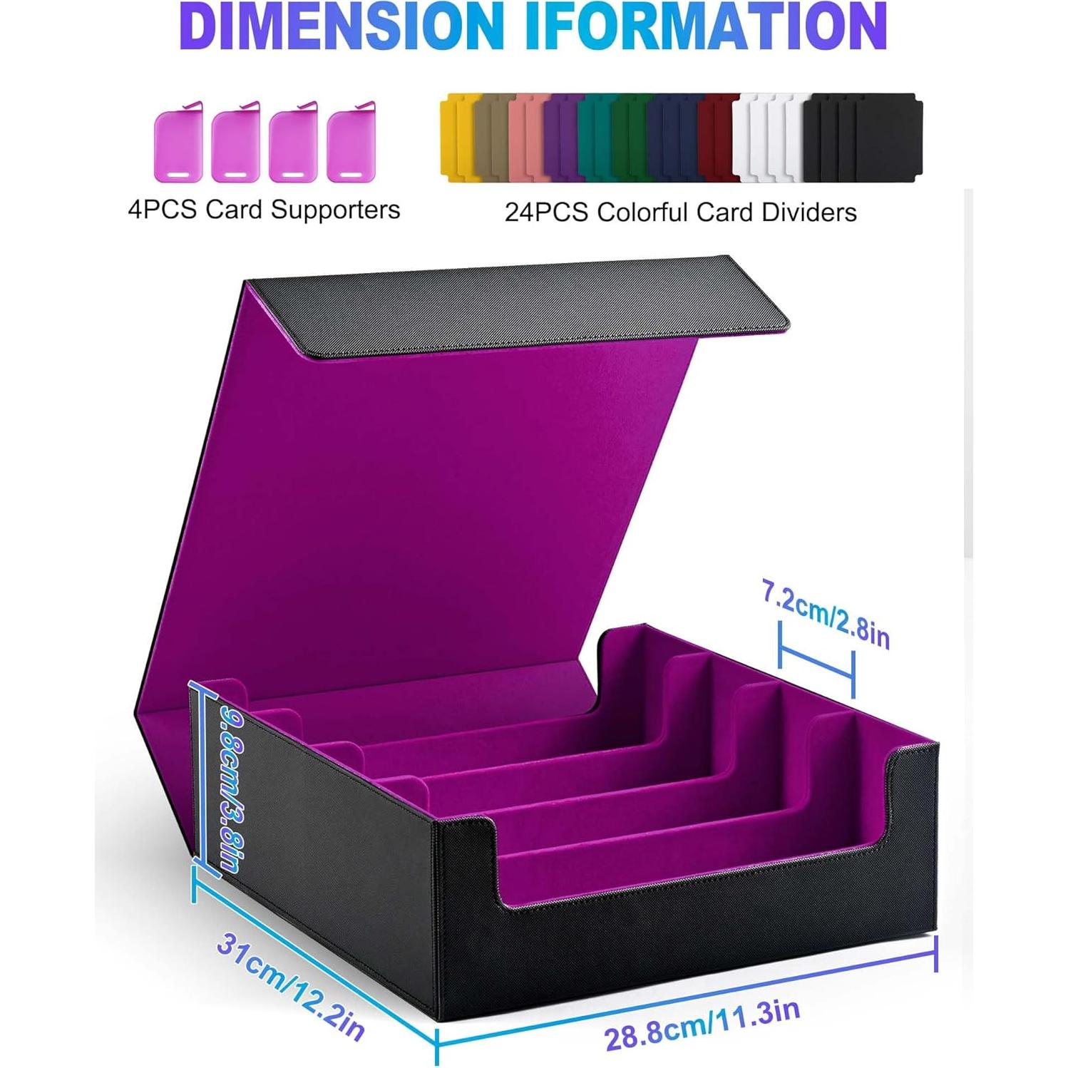 Caja de Almacenamiento de Cartas UAONO 2400+ Divisores