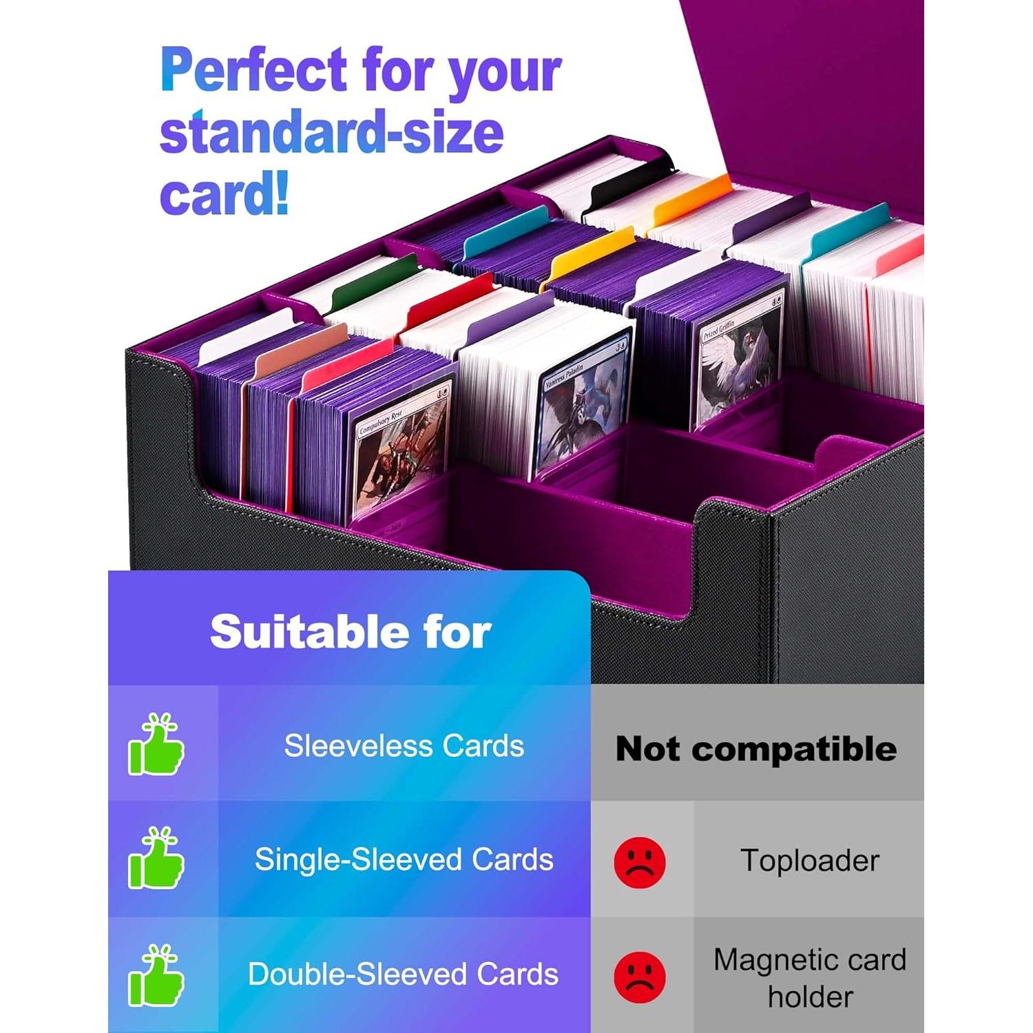 Caja de Almacenamiento de Cartas UAONO 2400+ Divisores