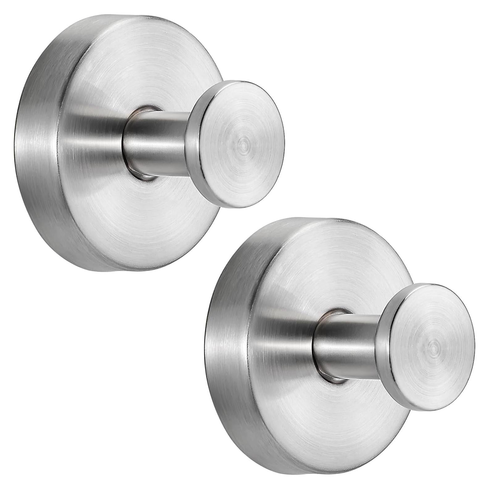 Ganchos de Ventosa Fenas para Ducha y Baño - 2 Unidades Niquelado