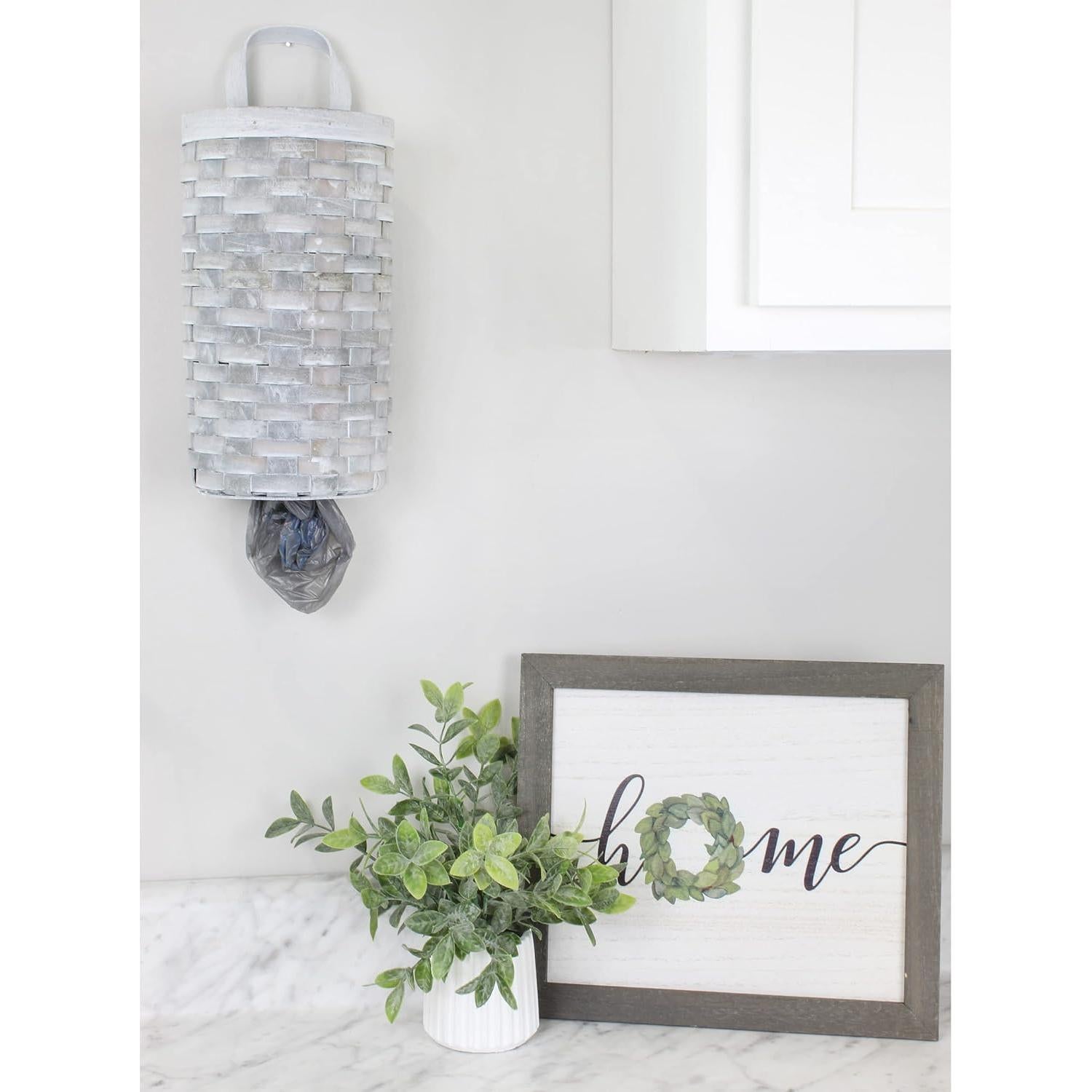 Dispensador de Bolsas de Plástico AuldHome Gris Montado en Pared