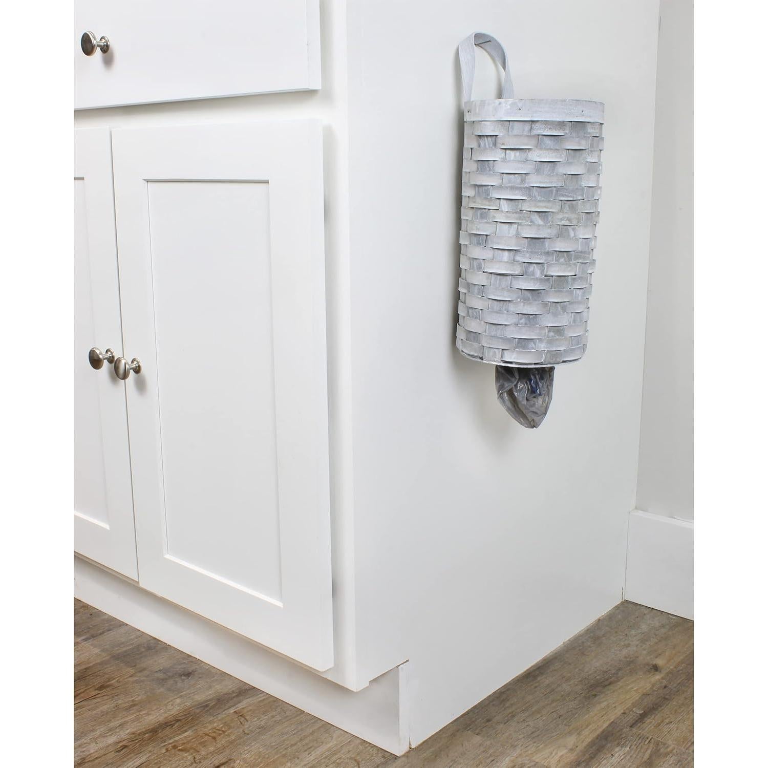 Dispensador de Bolsas de Plástico AuldHome Gris Montado en Pared