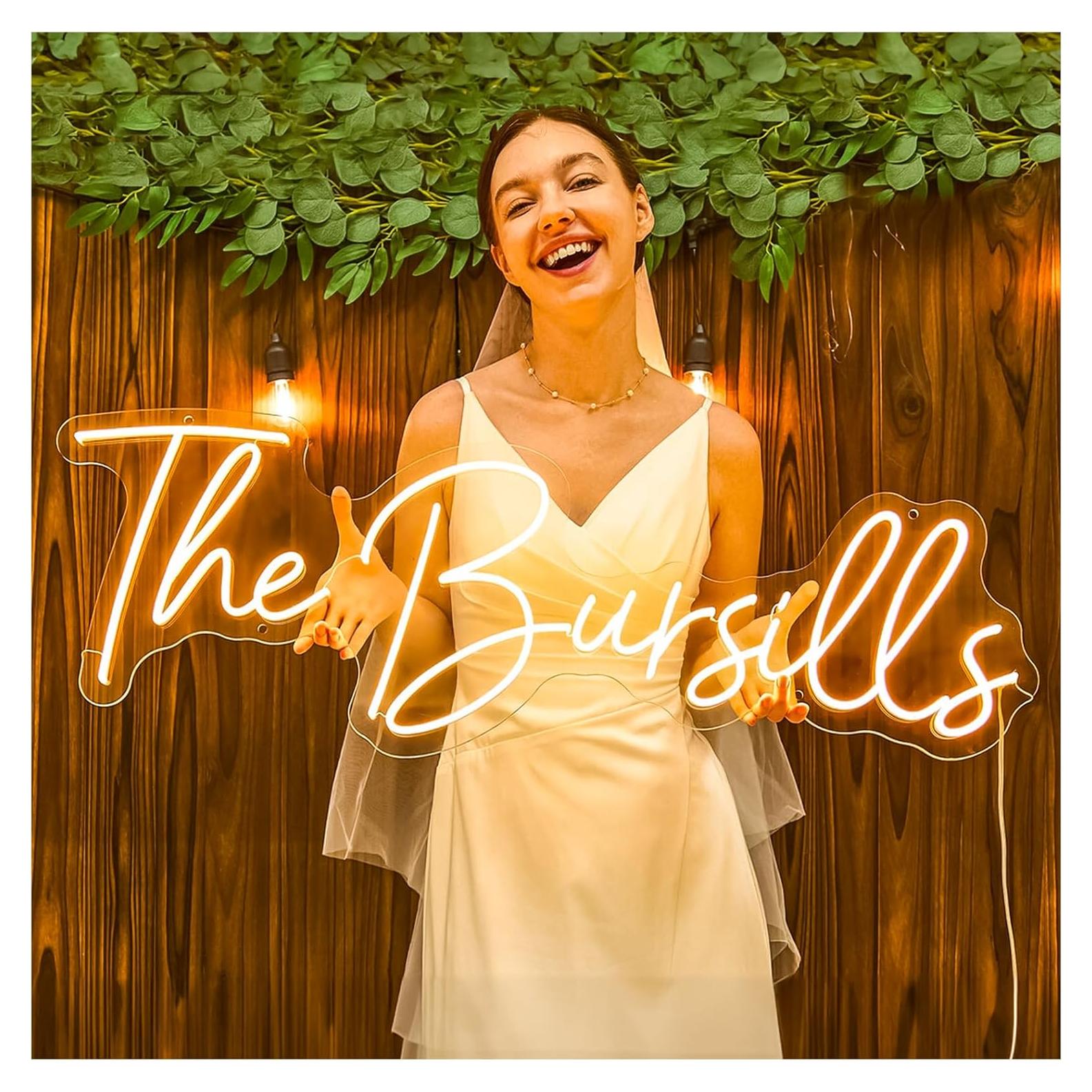 Cartel de Neón LED Personalizado MEFFIAO 38.1x12.7cm