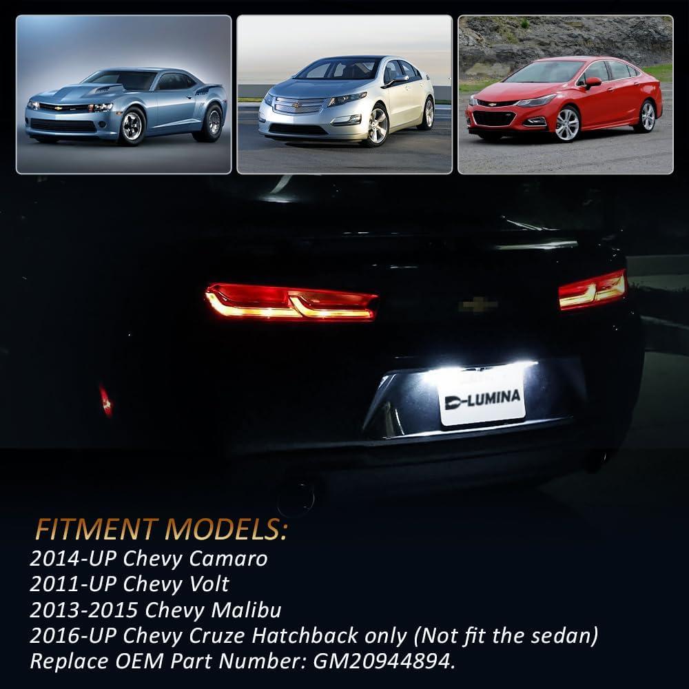 Luces LED de Placa de Matrícula D-Lumina para Chevy 2014+