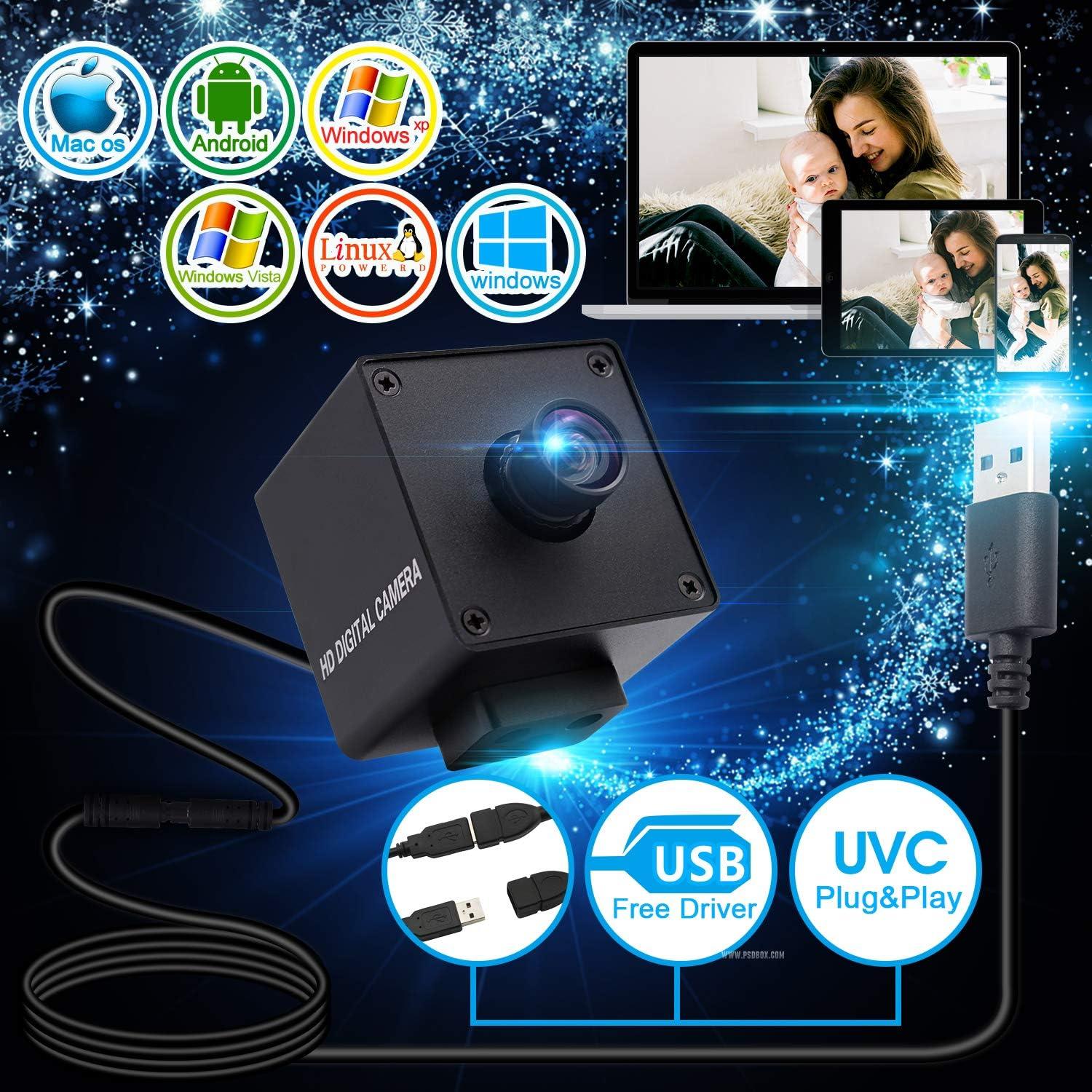 Webcam USB Hotpet 13MP Alta Resolución 3840x2880 Enfoque Fijo