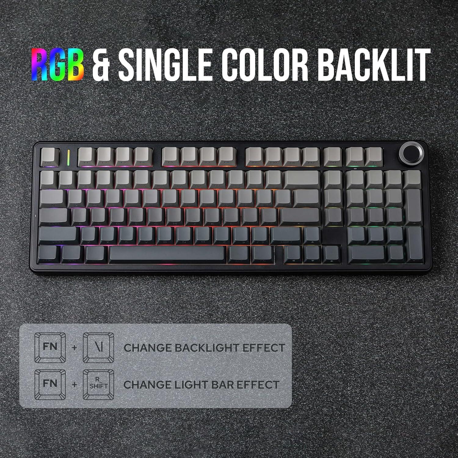 Teclado Inalámbrico para Juegos EPOMAKER F99 PRO RGB 8000mAh