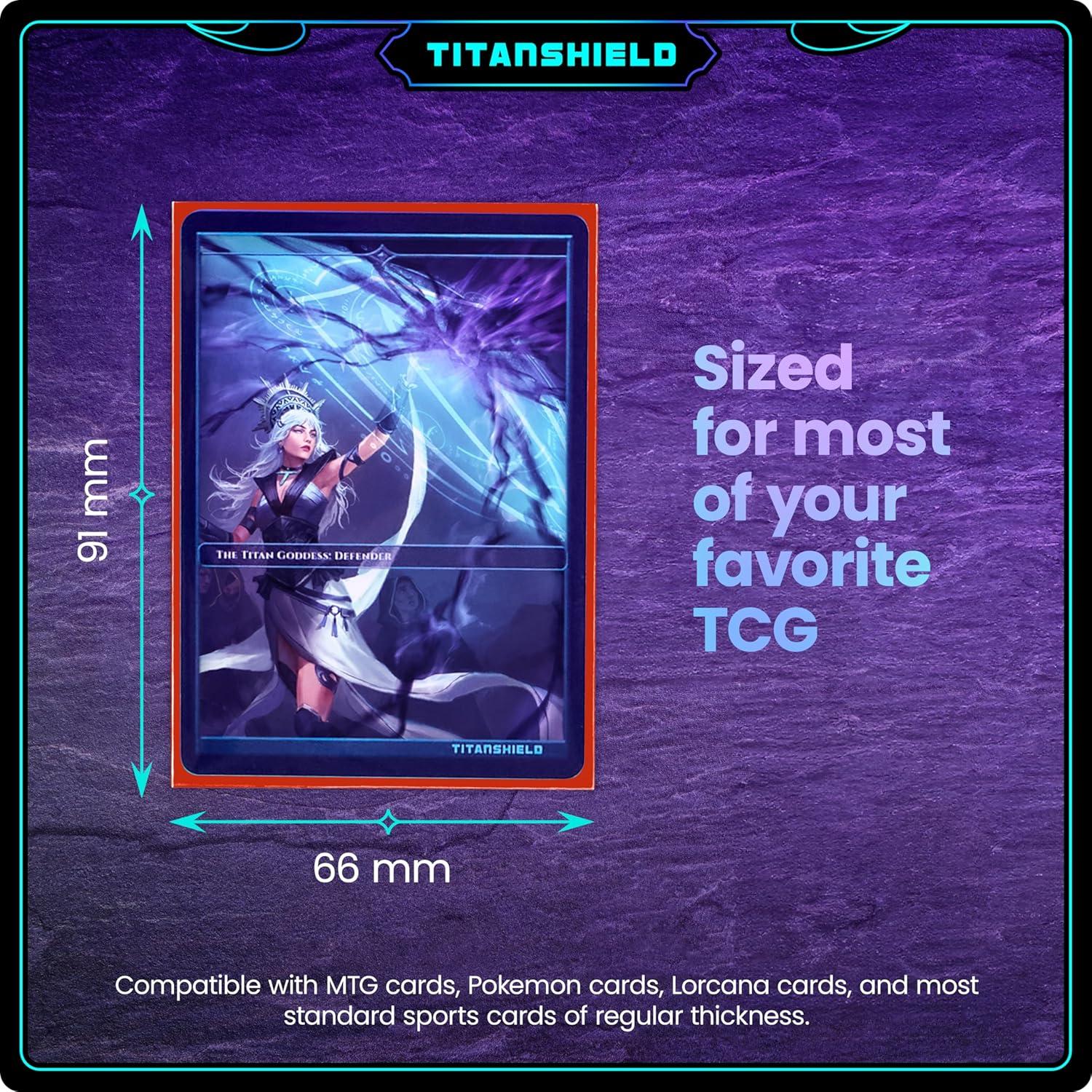 TitanShield Fundas Rojo 150 Unidades para Juegos de Mesa