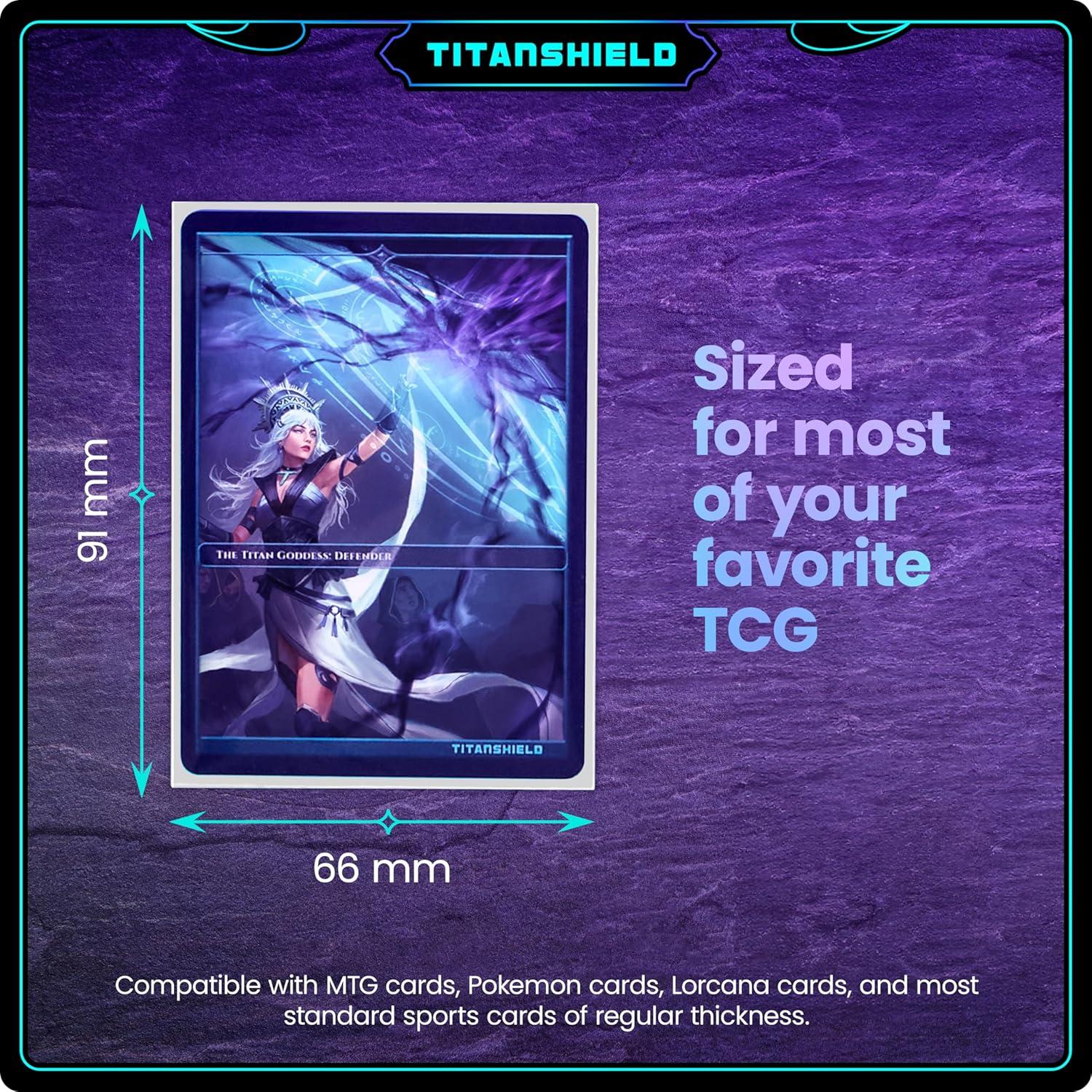 Fundas Protectoras TitanShield 150 Unidades Blanca 6,35x8,89cm