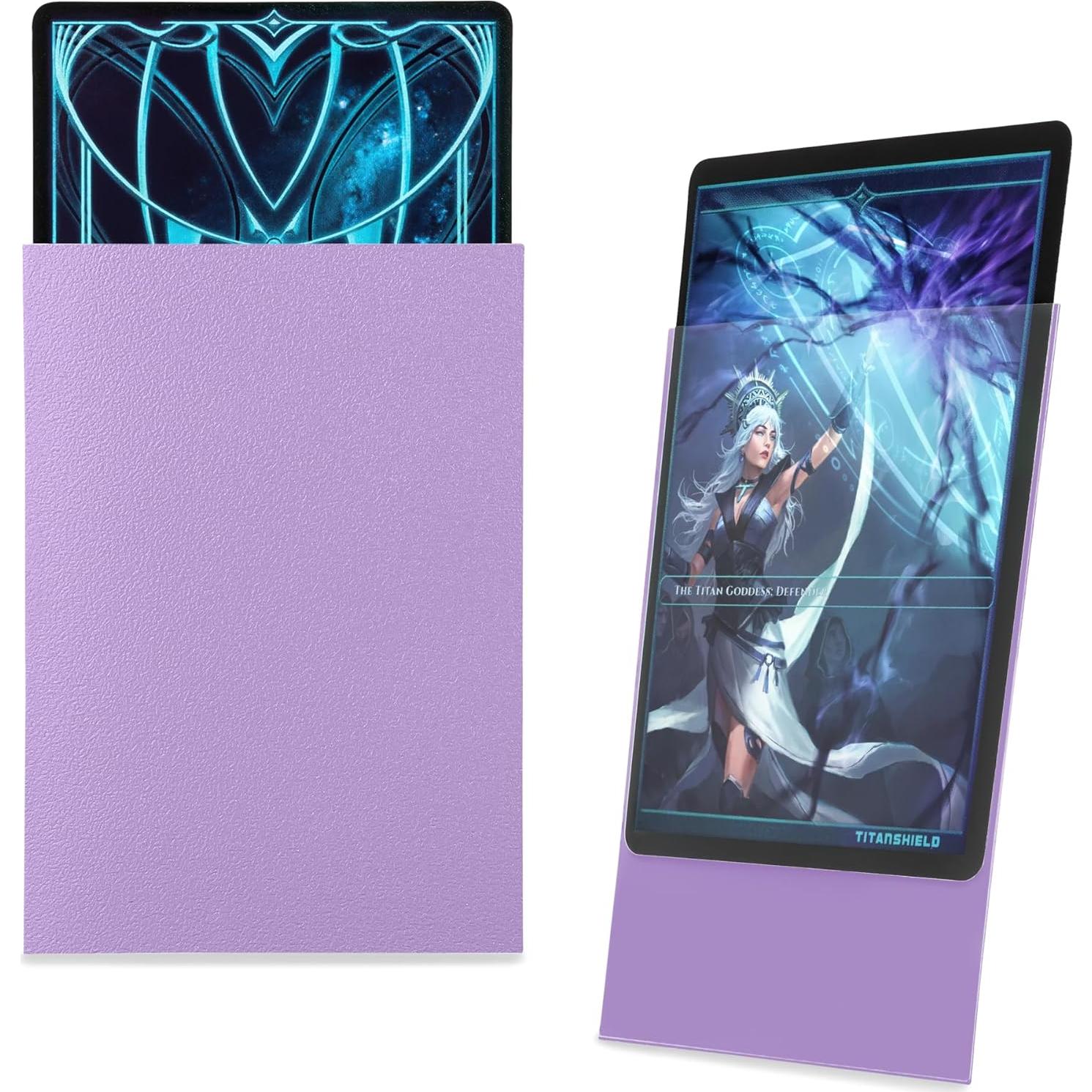 Fundas TitanShield Lavanda 150 Estándar para Cartas