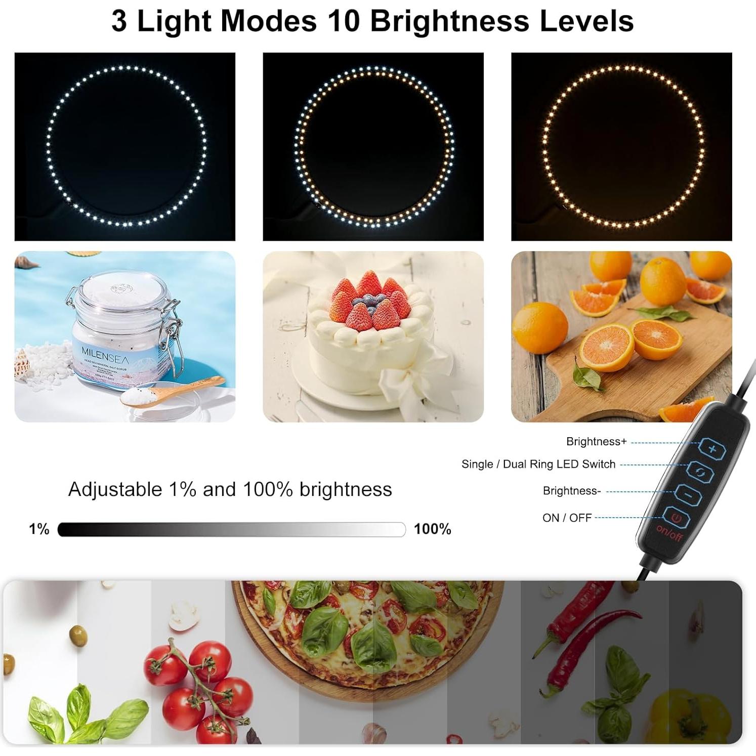 Caja de Luz Fotográfica PULUZ 40x40cm LED 160 luces 6 Fondos