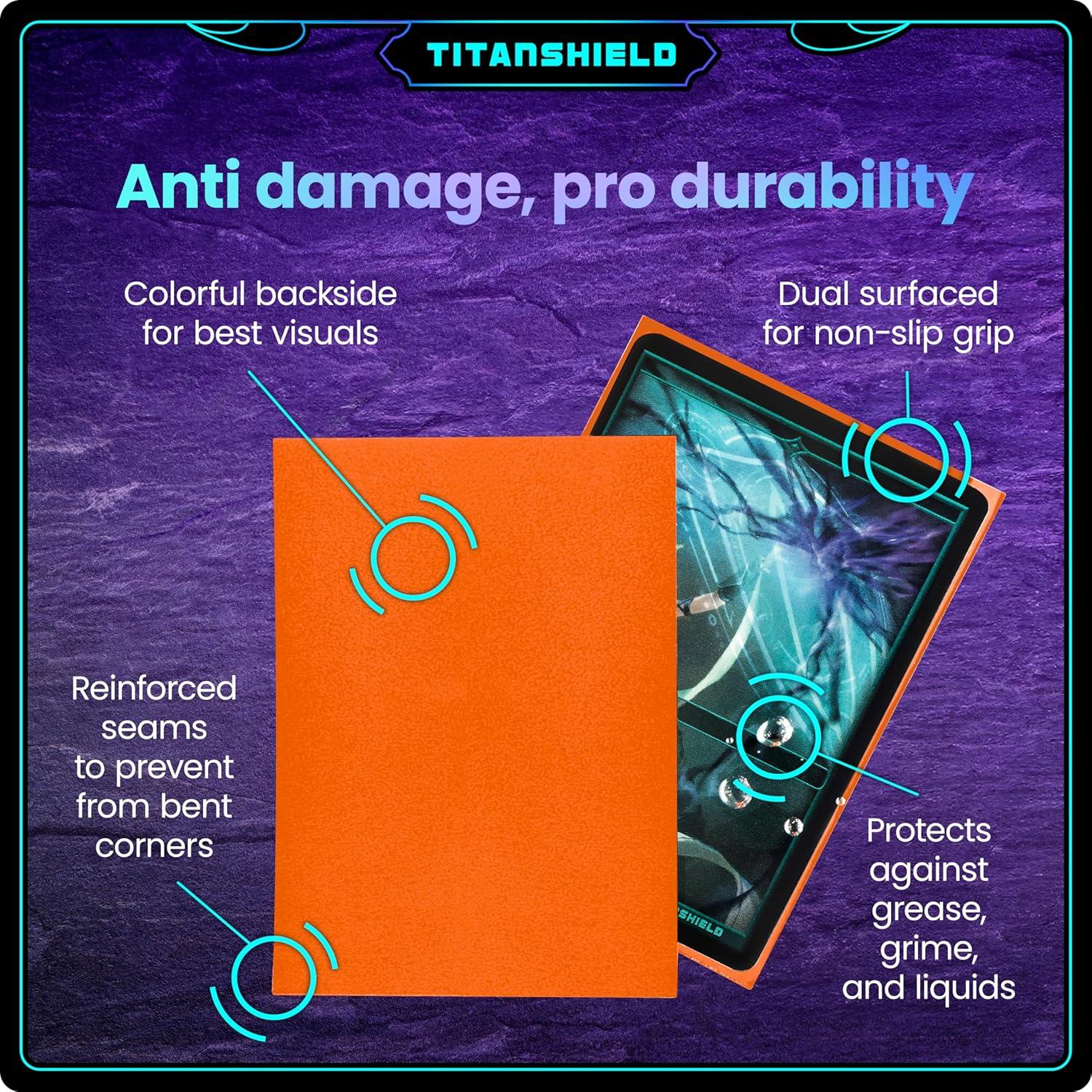 TitanShield Fundas Estándar 150 Unidades Naranja Brasa