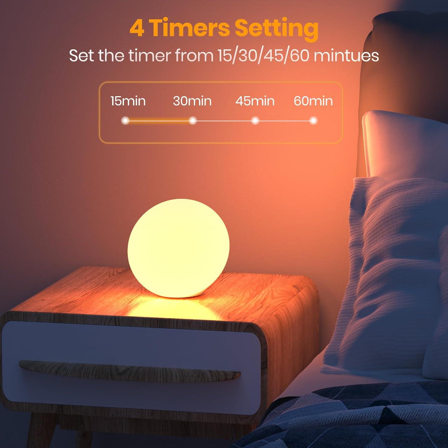 Lámpara de Sol LASTAR 10,000 Lux 4 Temperaturas RGB Táctil