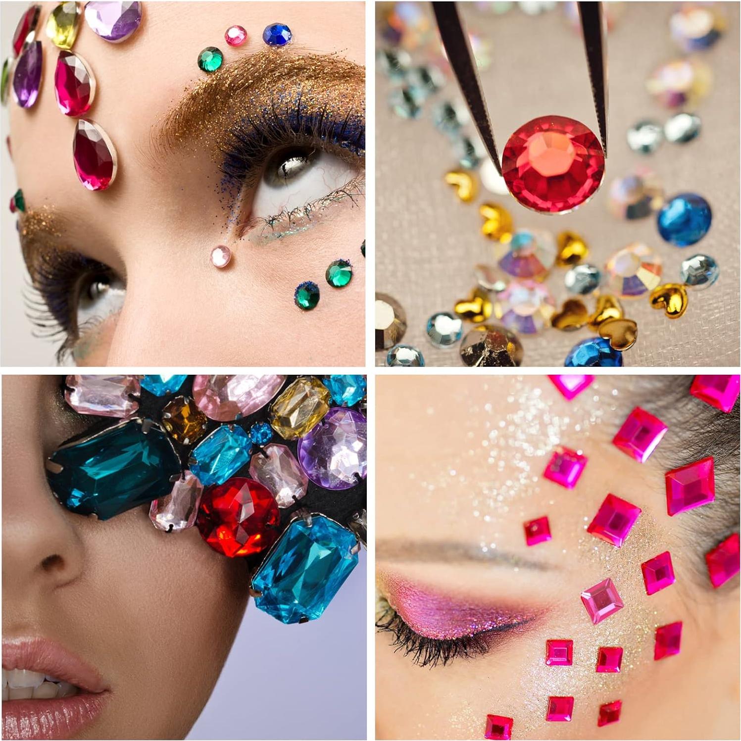 Piedras de Strass Autoadhesivas Artistbeauty 1392 Piezas Coloridas