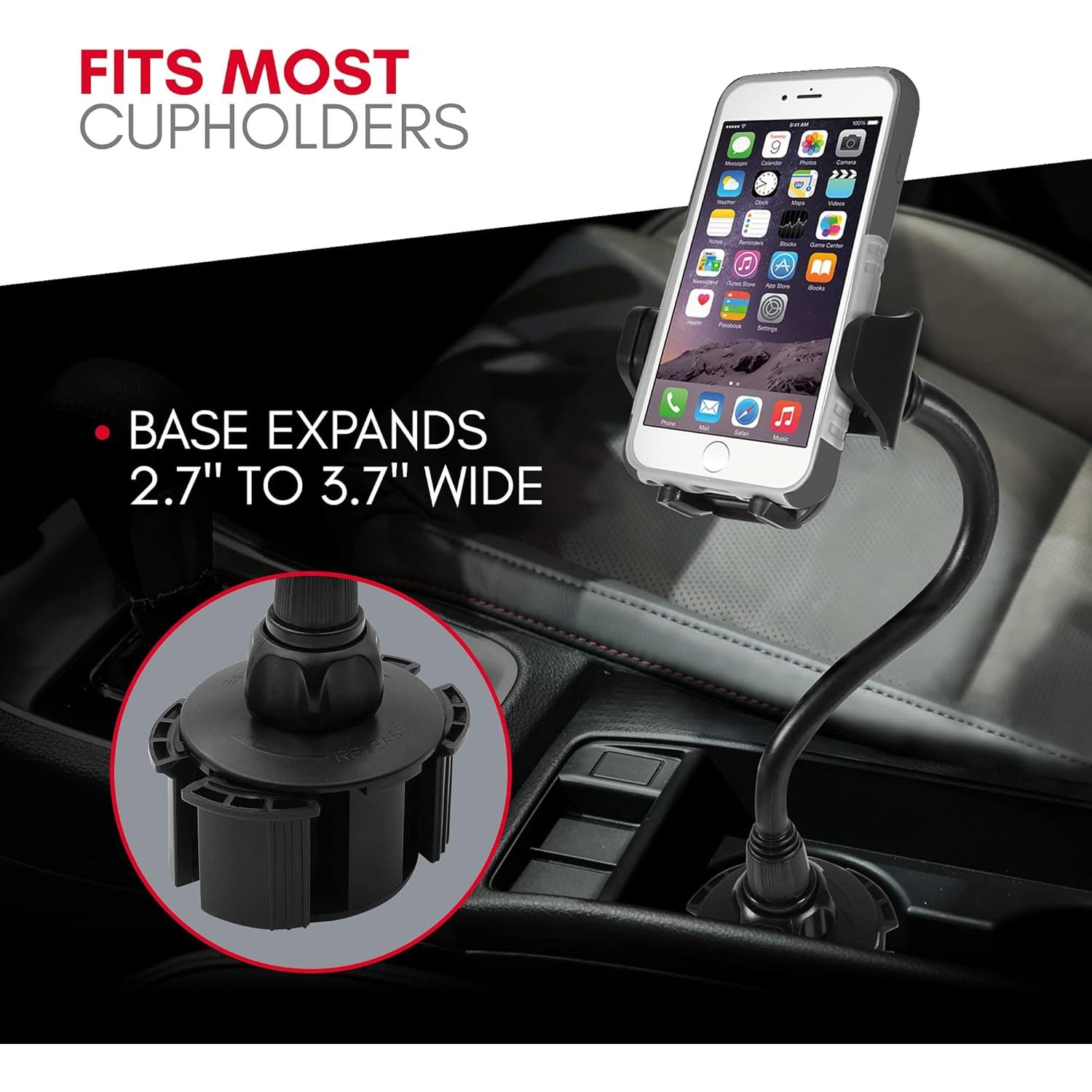 Soporte para Teléfono en Portavasos Macally MCUP2XL 20.32 cm